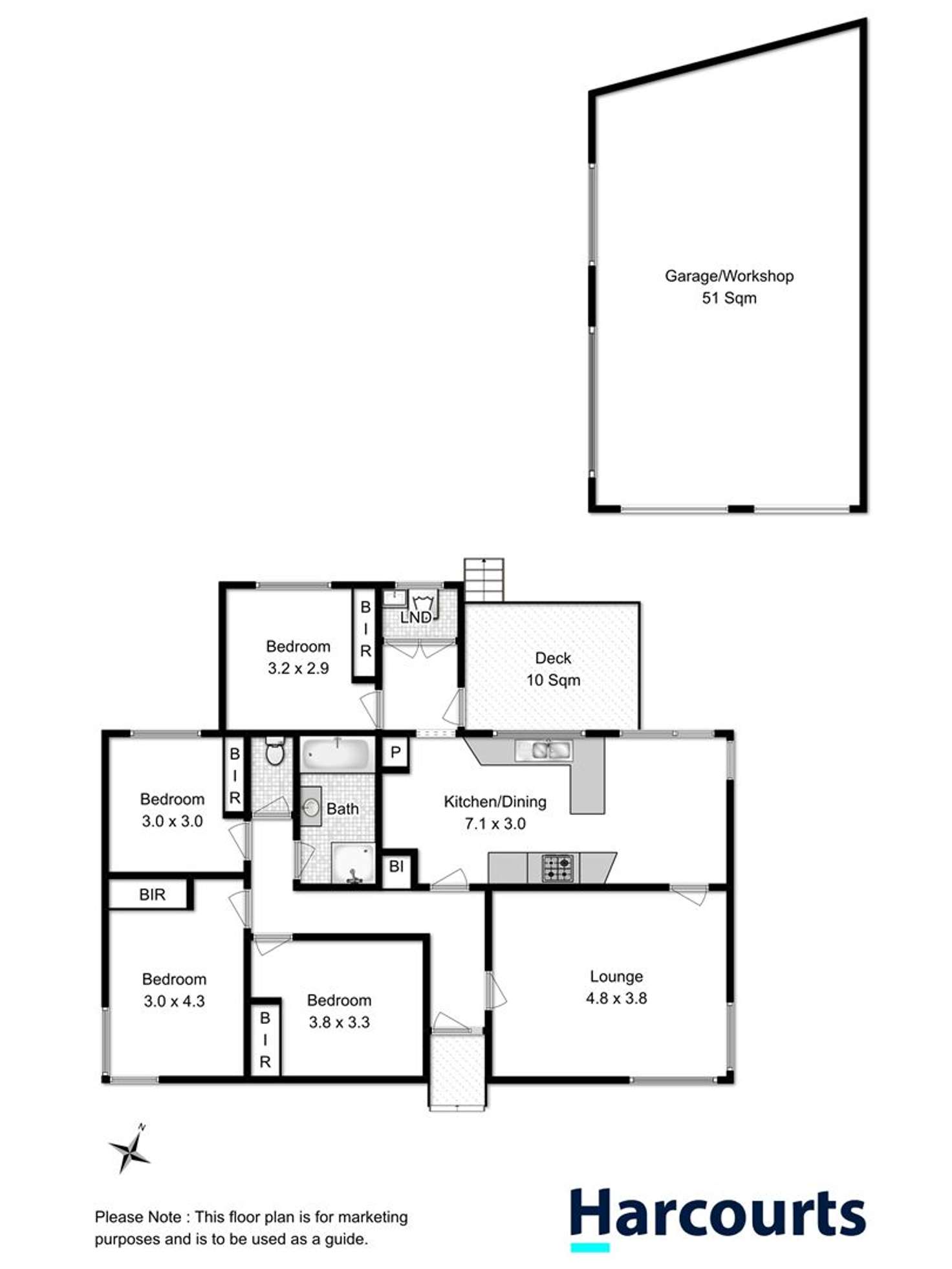 Floorplan of Homely house listing, 12 Belgrave Street, Claremont TAS 7011