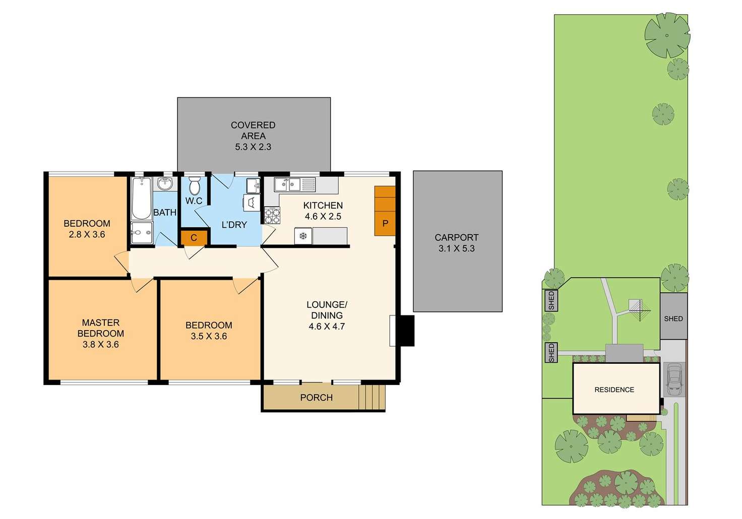 Floorplan of Homely house listing, 2 Lyndon Road, Boronia VIC 3155