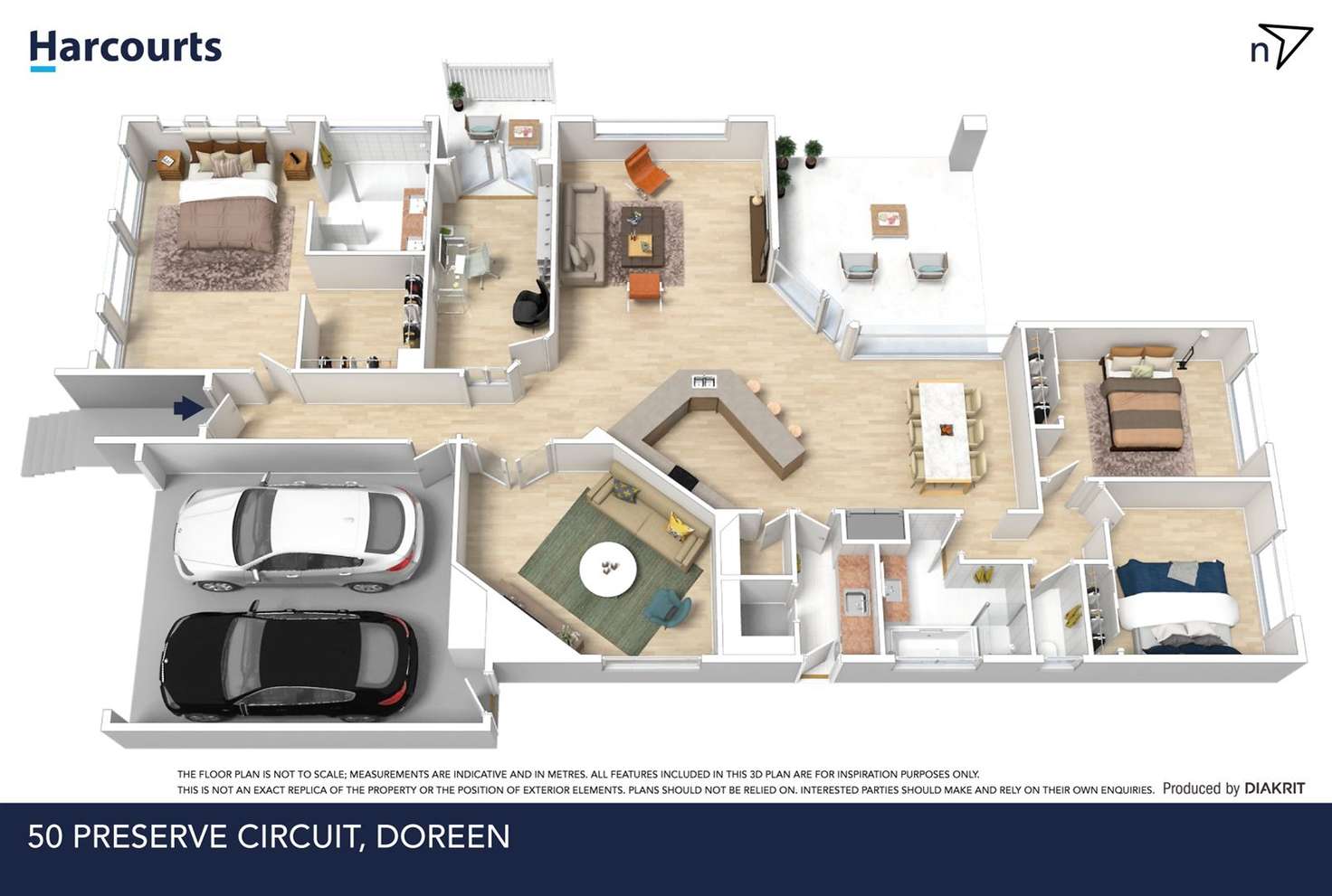 Floorplan of Homely house listing, 50 Preserve Circuit, Doreen VIC 3754