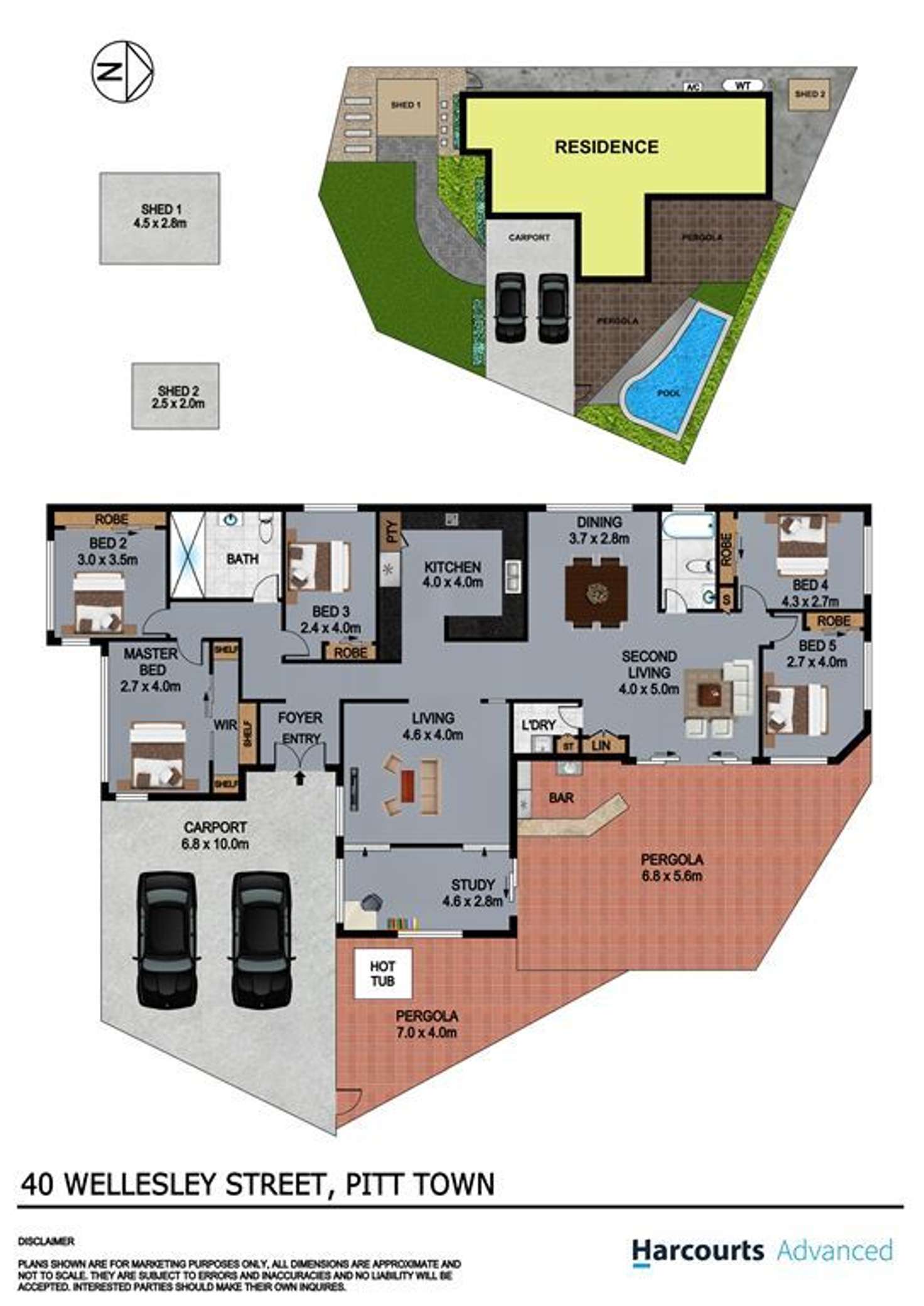 Floorplan of Homely house listing, 40 Wellesley Street, Pitt Town NSW 2756