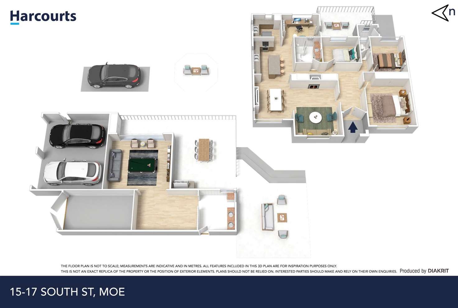 Floorplan of Homely house listing, 15-17 South Street, Moe VIC 3825