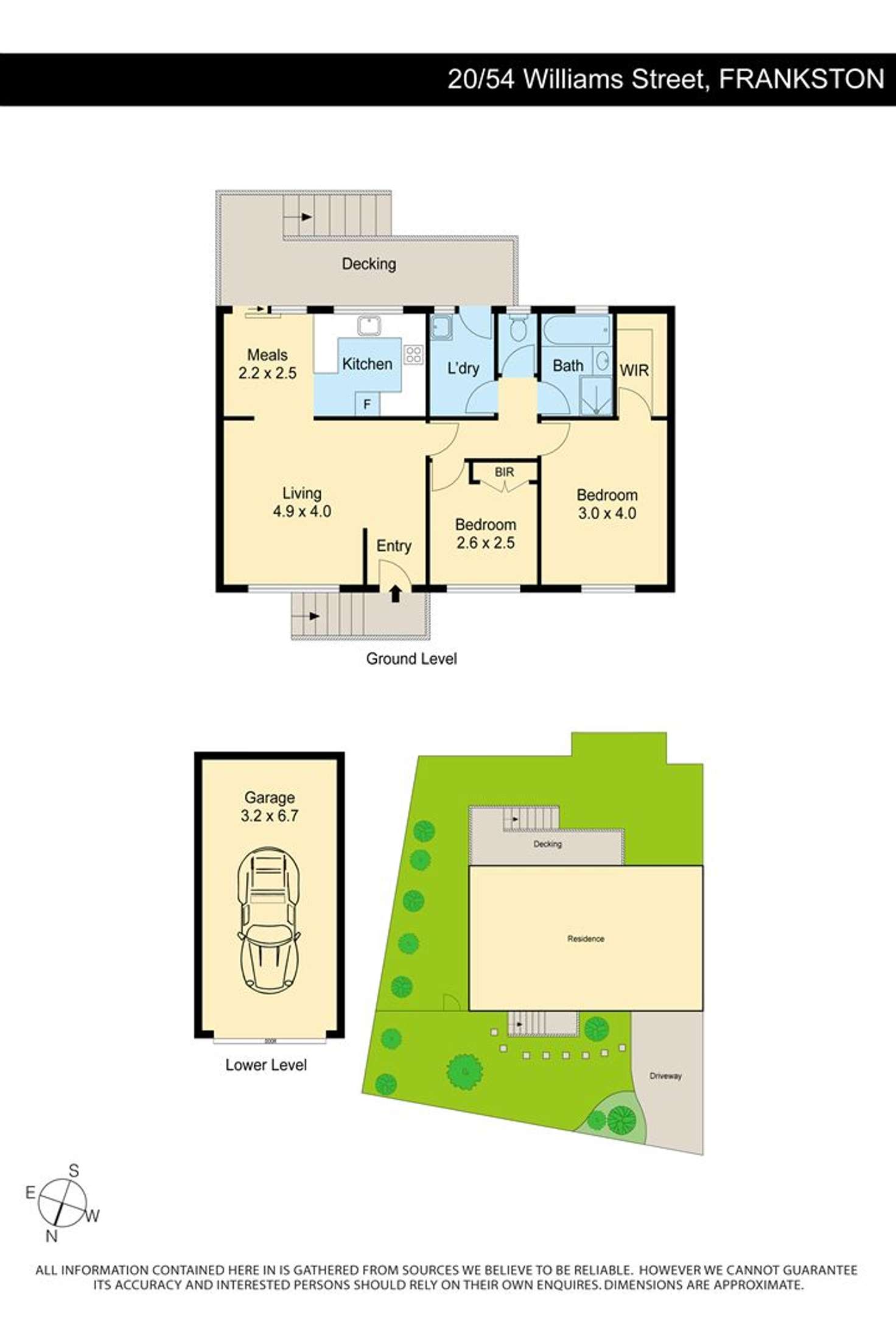 Floorplan of Homely unit listing, 20/54 Williams Street, Frankston VIC 3199