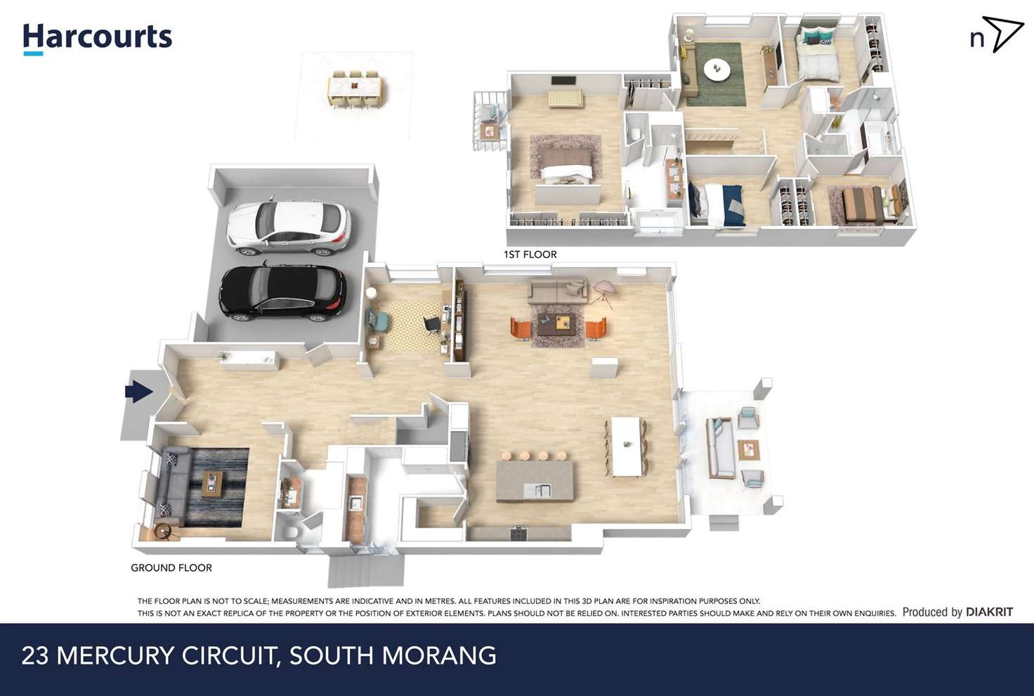 Floorplan of Homely house listing, 23 Mercury Circuit, South Morang VIC 3752