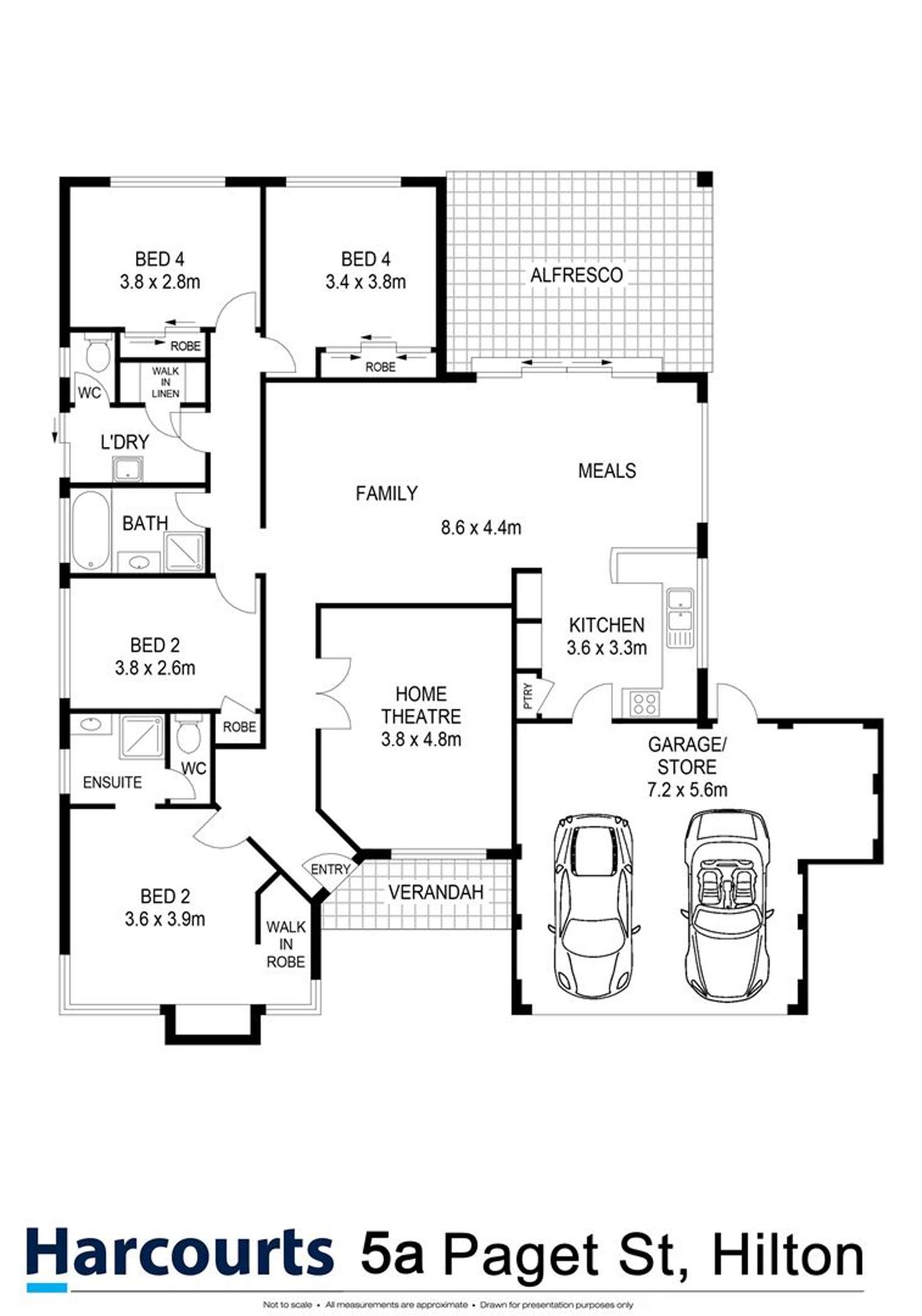 Floorplan of Homely house listing, 5a Paget Street, Hilton WA 6163