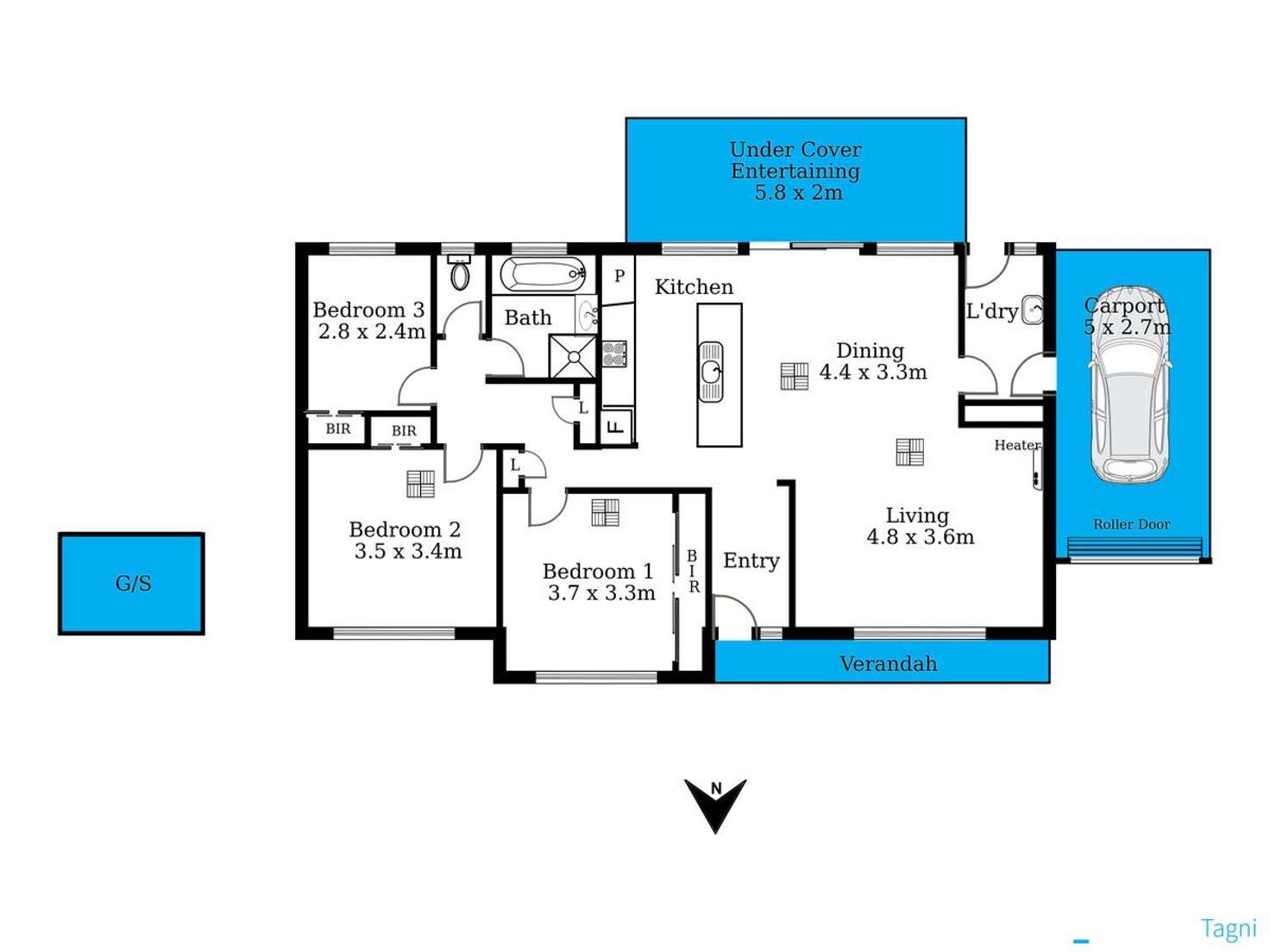 Floorplan of Homely house listing, 4, 42 Wheatsheaf Road, Morphett Vale SA 5162