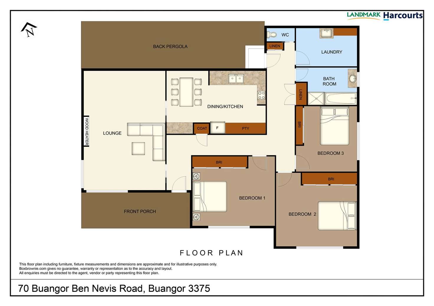Floorplan of Homely house listing, 70 Buangor Ben Nevis Road, Buangor VIC 3375