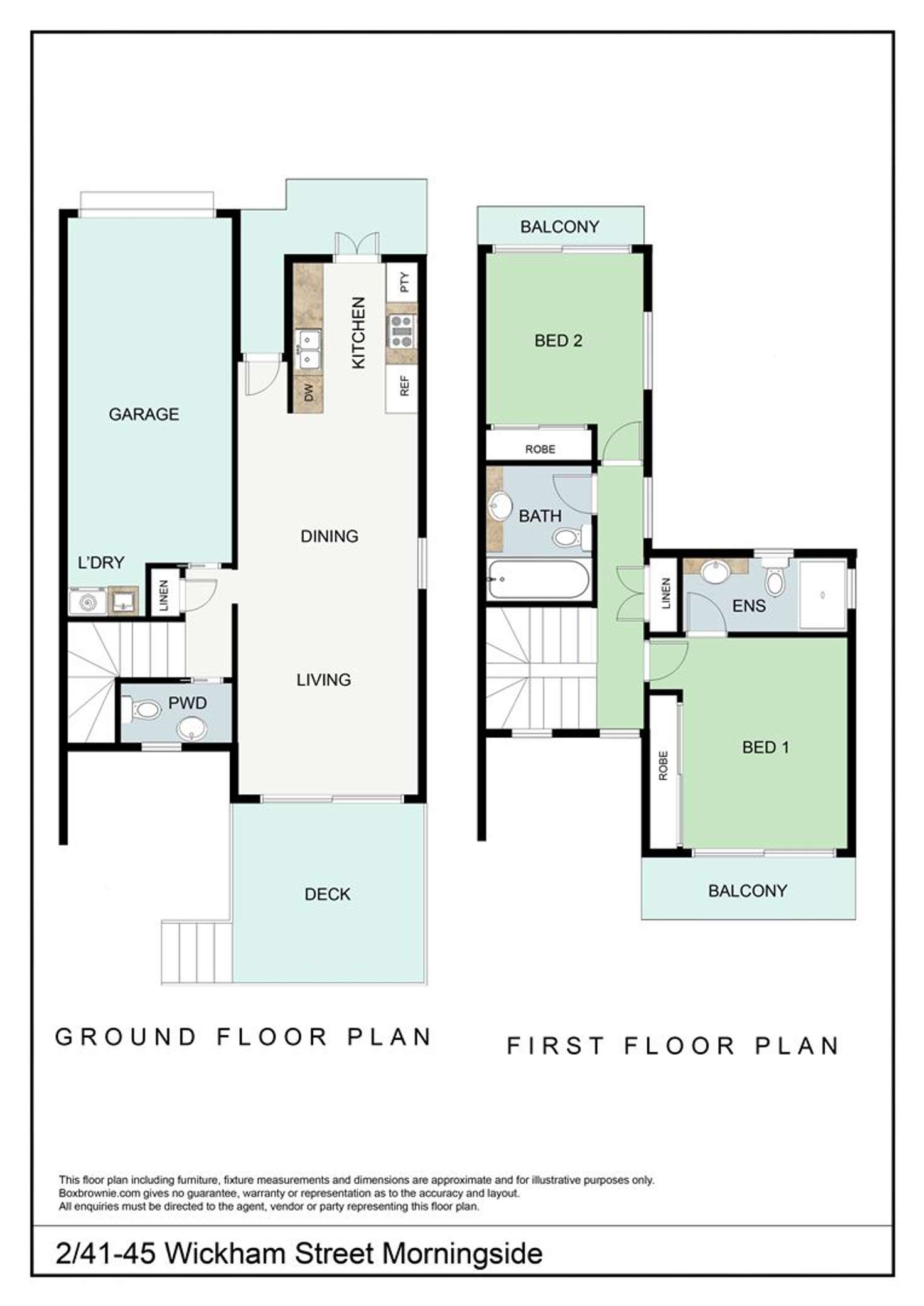 Floorplan of Homely house listing, 2/41 Wickham Street, Morningside QLD 4170