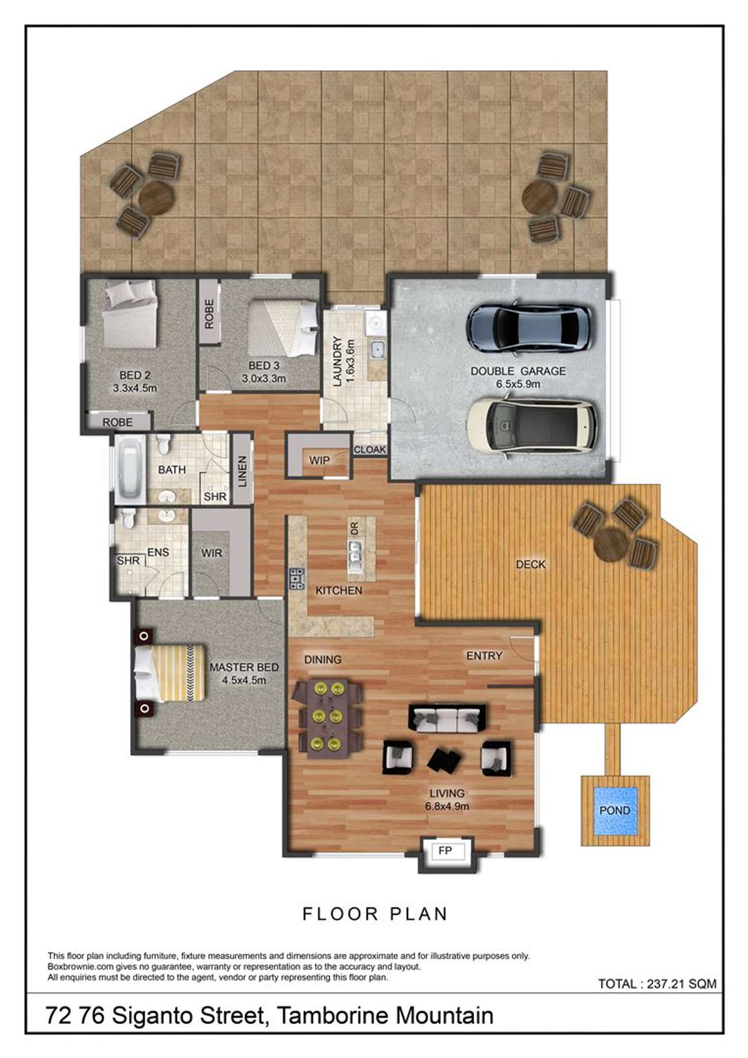 Floorplan of Homely house listing, 72-76 Siganto Street, Tamborine Mountain QLD 4272