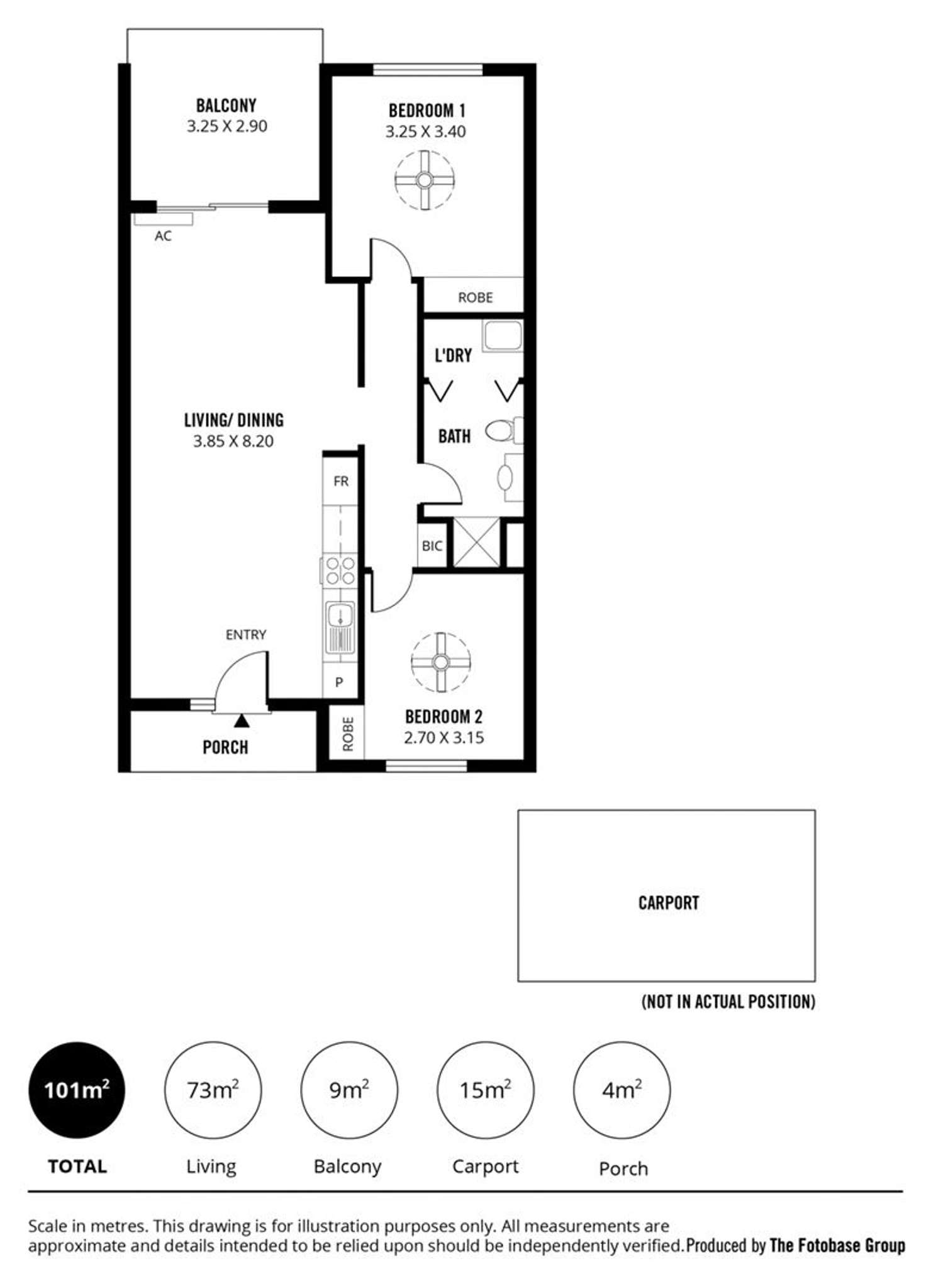 Floorplan of Homely apartment listing, 32 Douglas Street, Ferryden Park SA 5010