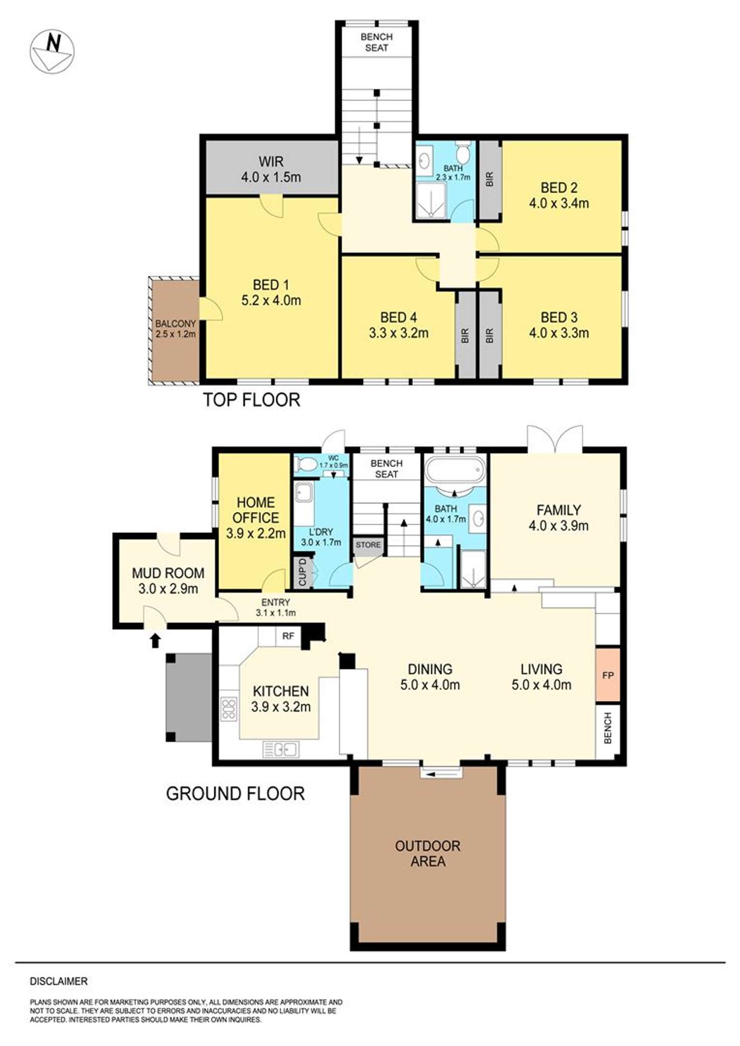 Floorplan of Homely house listing, 290 Treweeks Road, Blampied VIC 3364