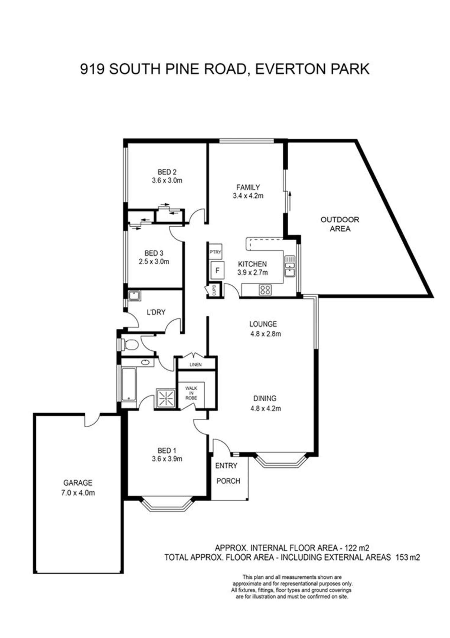 Floorplan of Homely house listing, 919 South Pine Road, Everton Park QLD 4053