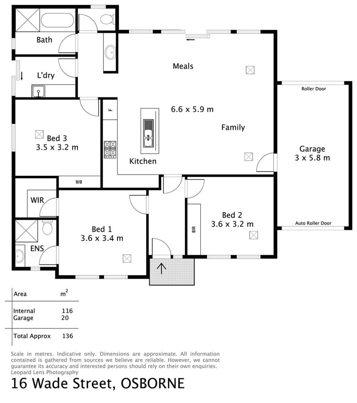 Floorplan of Homely house listing, 16 Wade Street, Osborne SA 5017