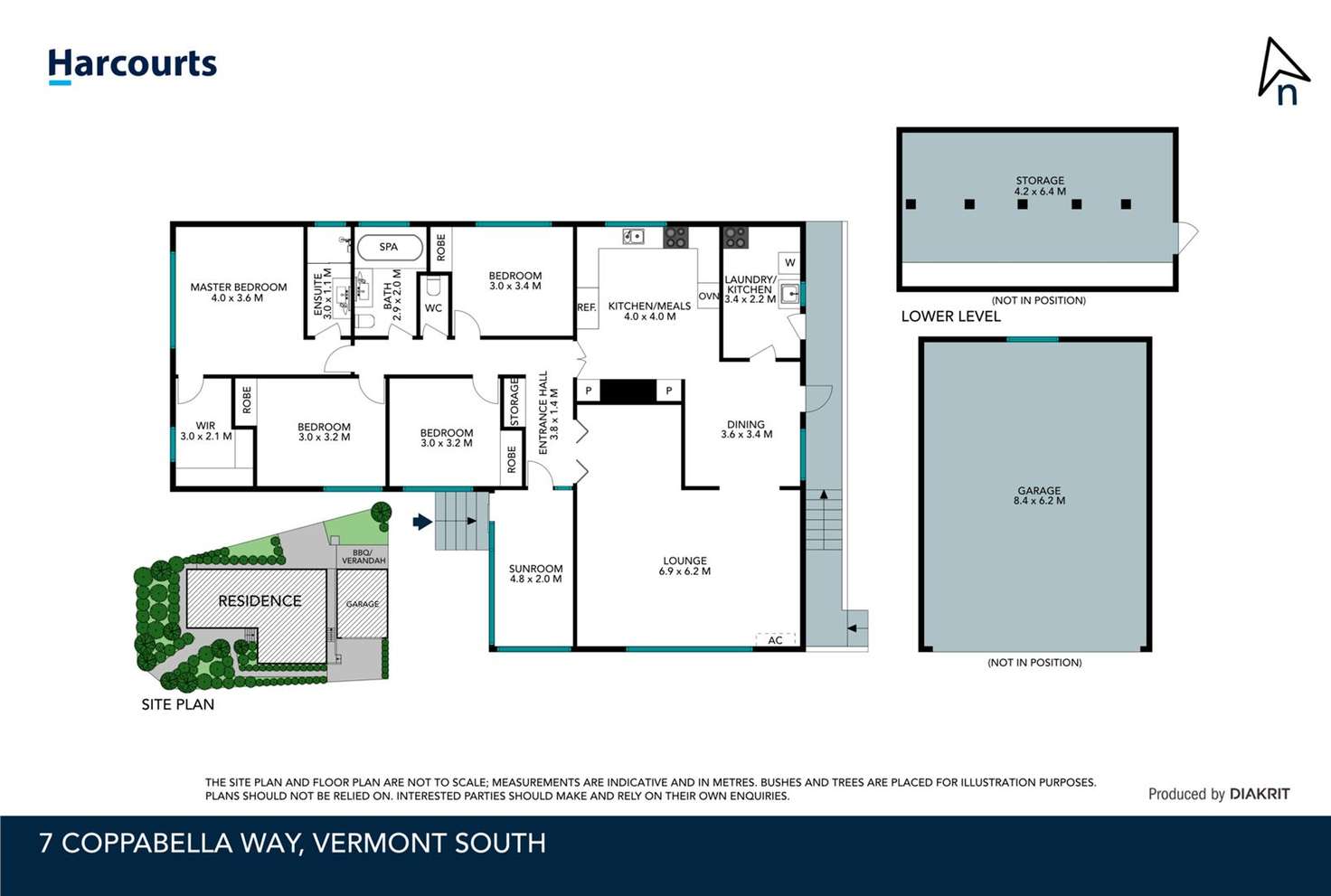 Floorplan of Homely house listing, 7 Coppabella Way, Vermont South VIC 3133