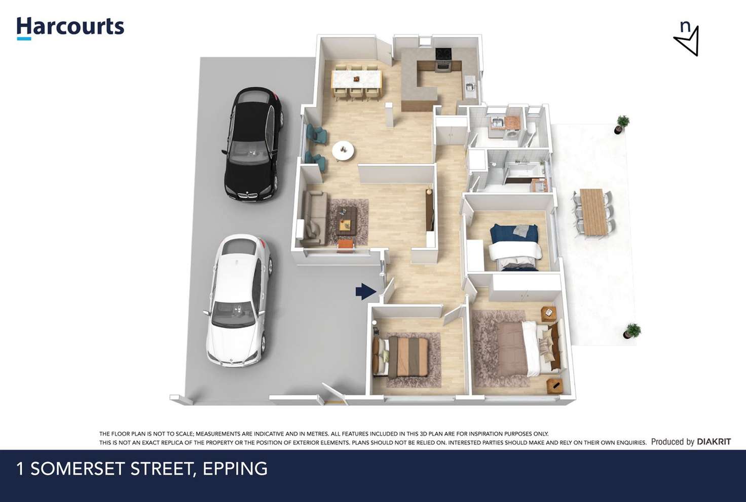 Floorplan of Homely house listing, 1 Somerset Street, Epping VIC 3076