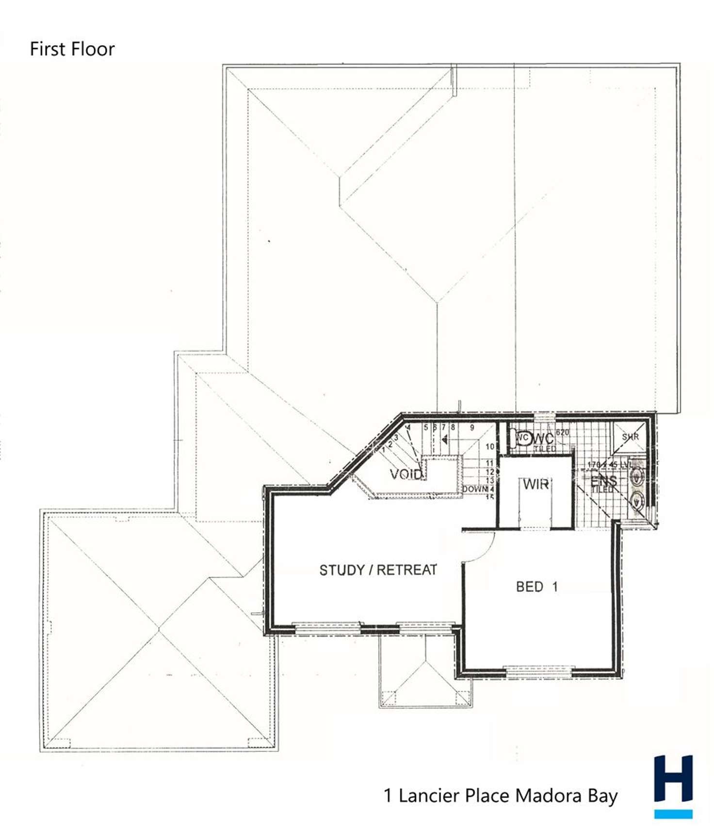 Floorplan of Homely house listing, 1 Lancier Place, Madora Bay WA 6210