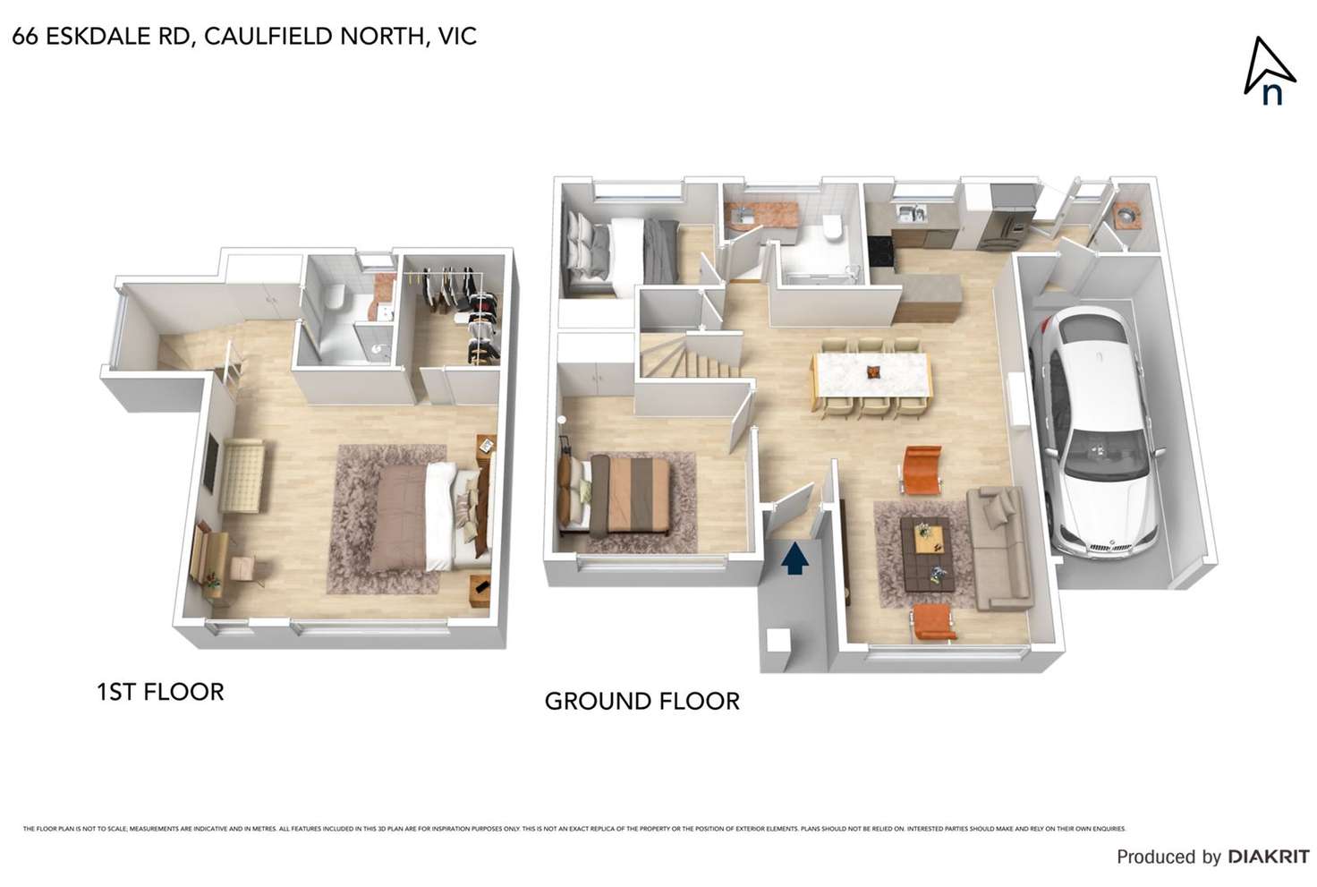 Floorplan of Homely house listing, 66 Eskdale Road, Caulfield North VIC 3161