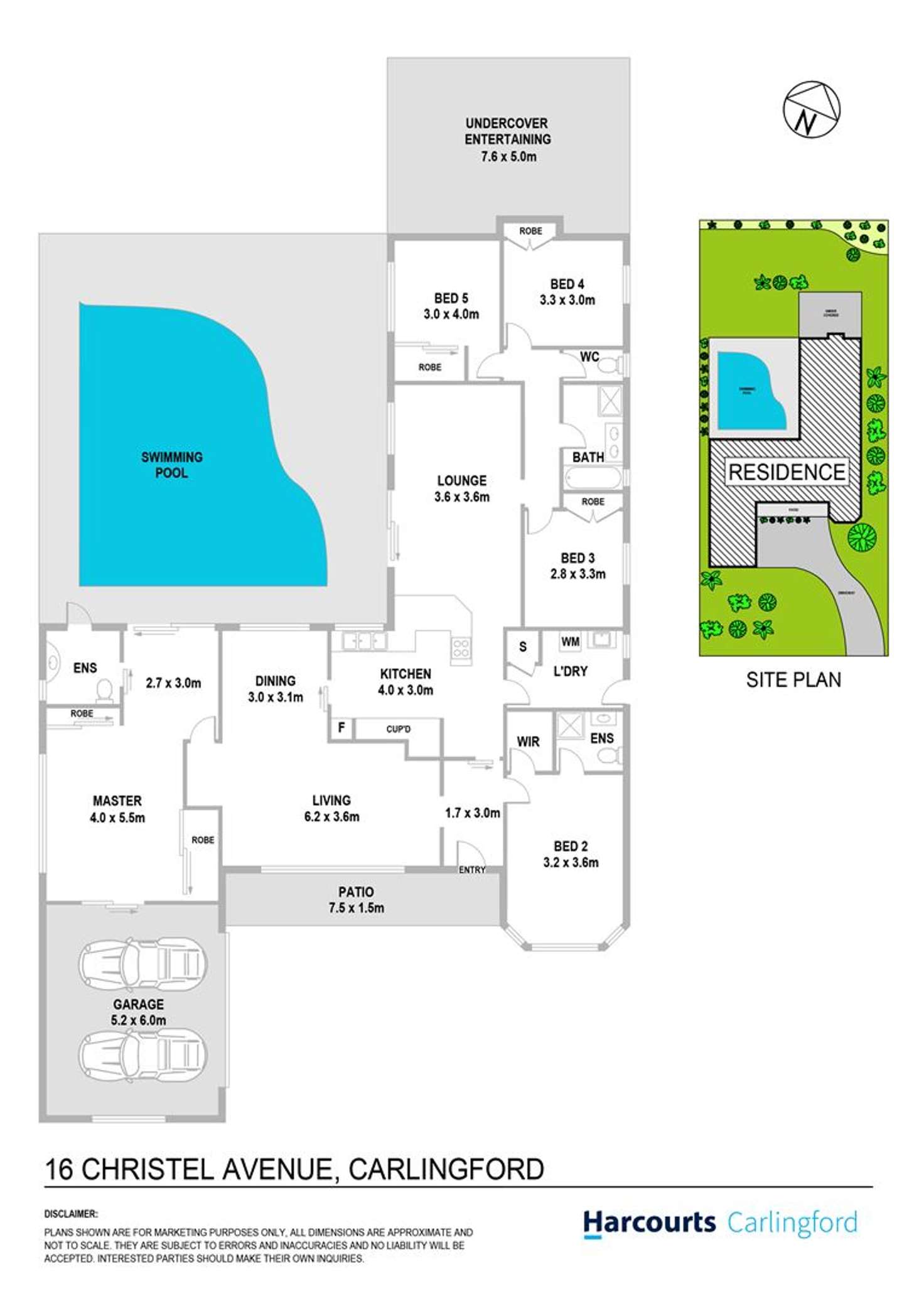 Floorplan of Homely house listing, 16 Christel Avenue, Carlingford NSW 2118