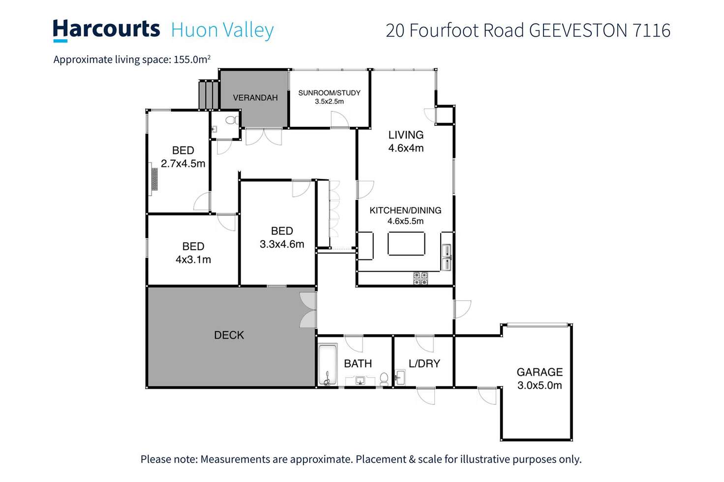 Floorplan of Homely house listing, 20 Fourfoot Road, Geeveston TAS 7116