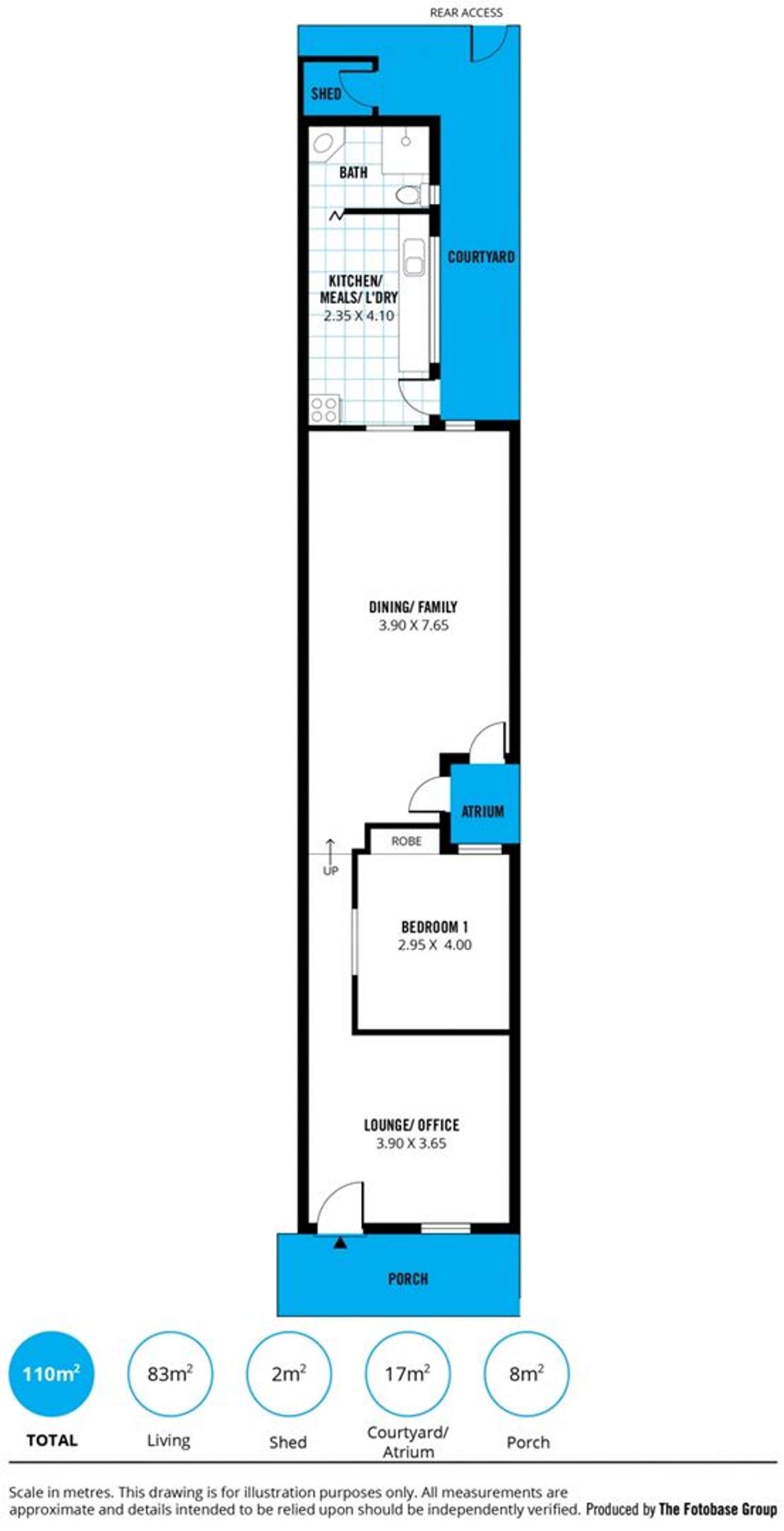 Floorplan of Homely house listing, 256A Gilbert Street, Adelaide SA 5000