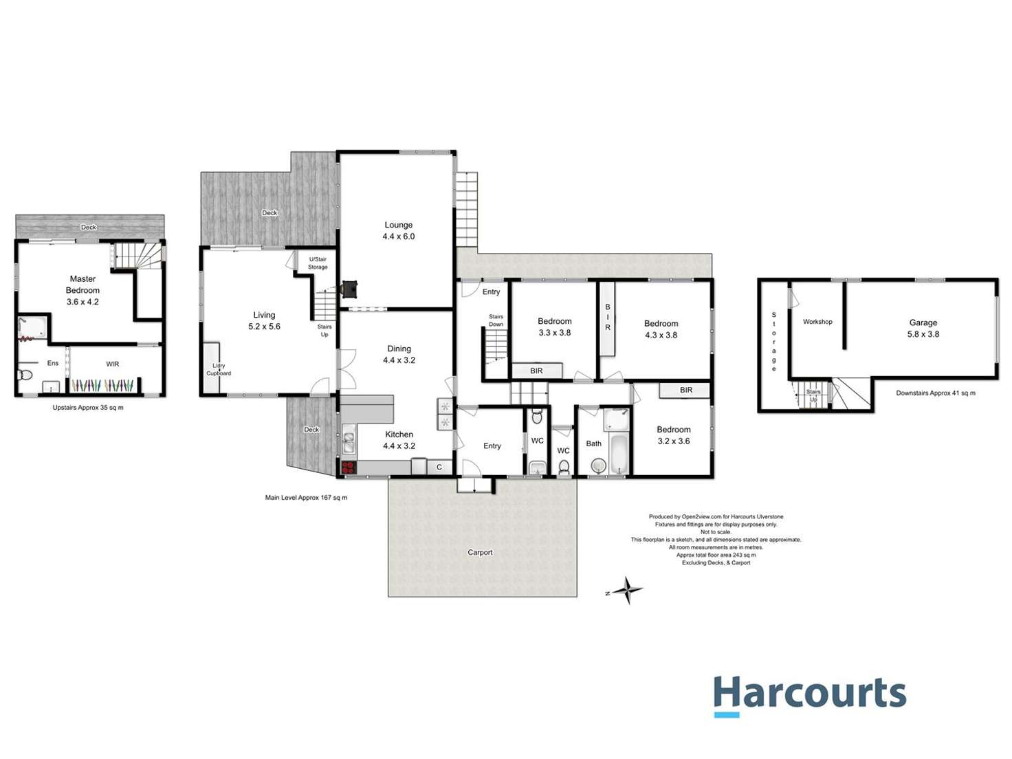 Floorplan of Homely house listing, 14 Kywong Crescent, West Ulverstone TAS 7315