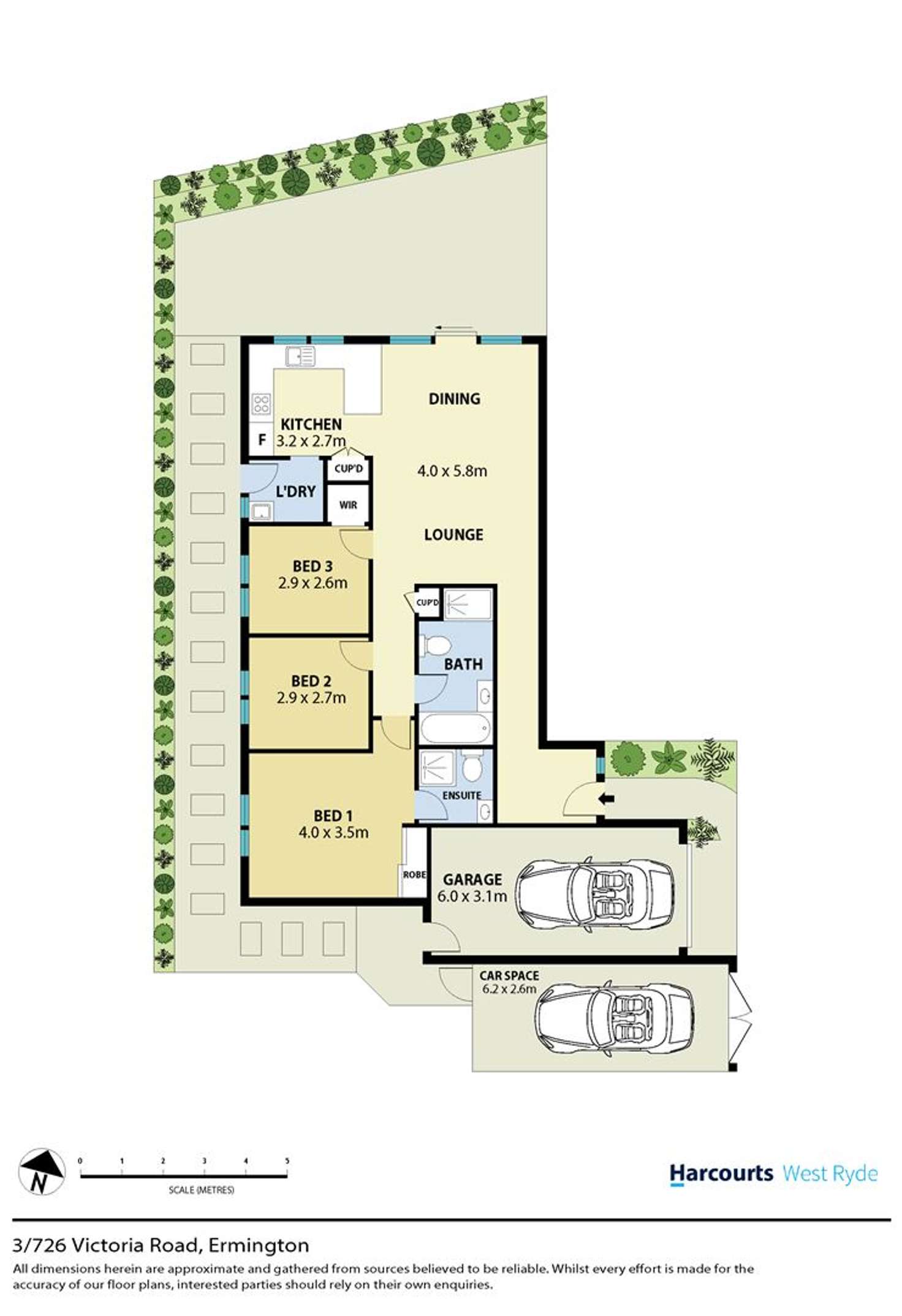 Floorplan of Homely villa listing, 3/726 - 728 Victoria Road, Ermington NSW 2115