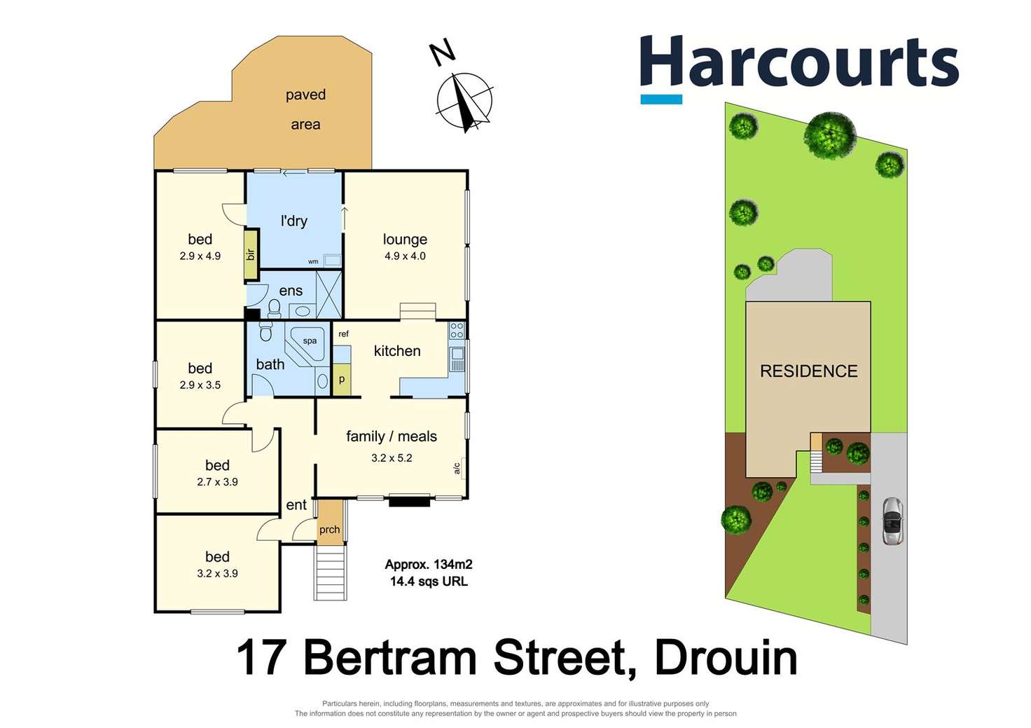 Floorplan of Homely house listing, 17 Bertram Street, Drouin VIC 3818