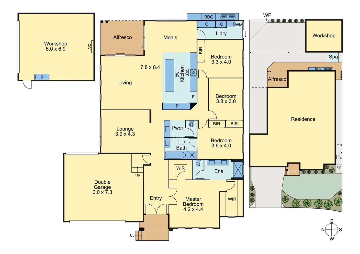 Floorplan of Homely house listing, 24 Woodridge Crescent, Doreen VIC 3754