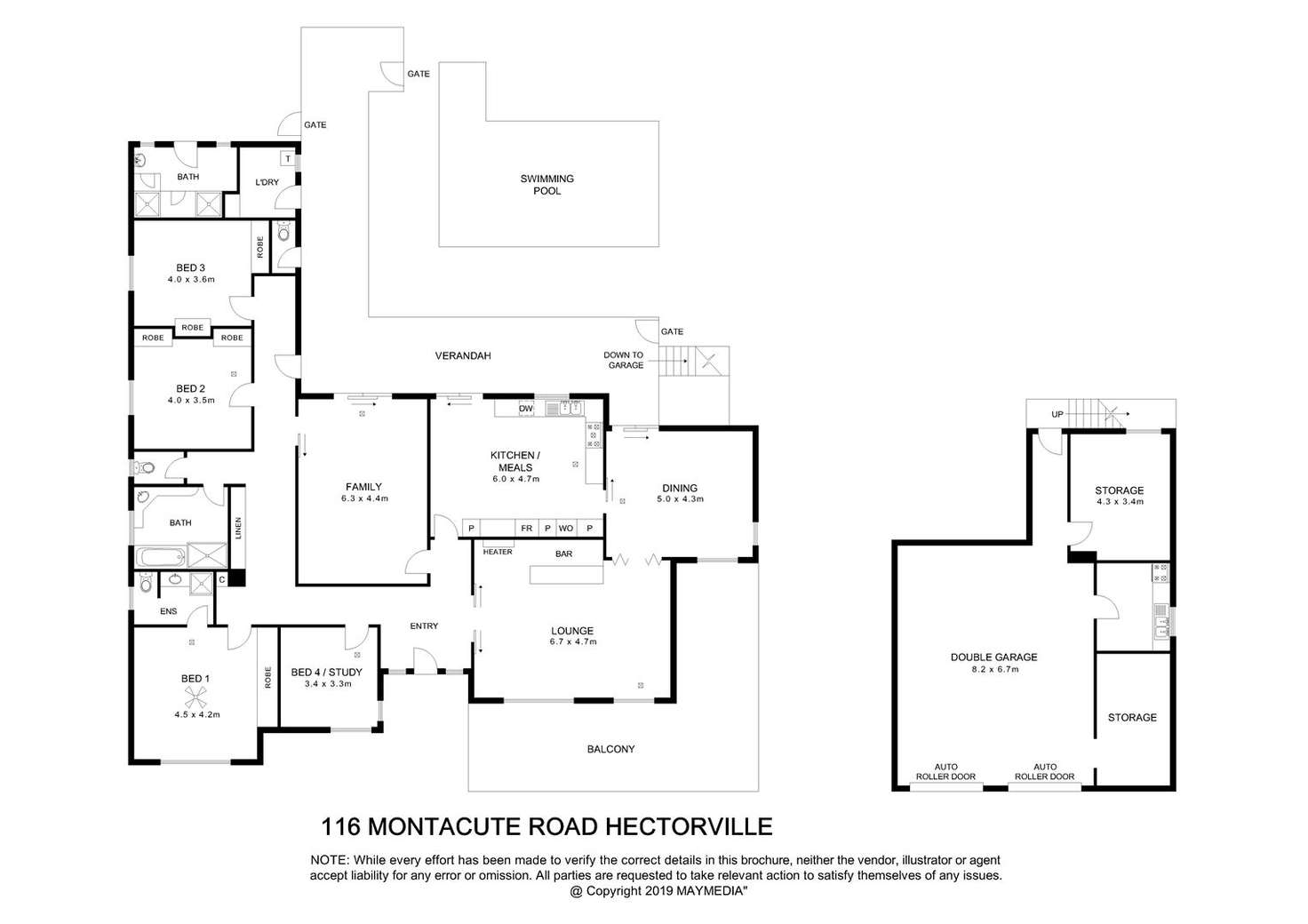 Floorplan of Homely house listing, 116 Montacute Road, Hectorville SA 5073