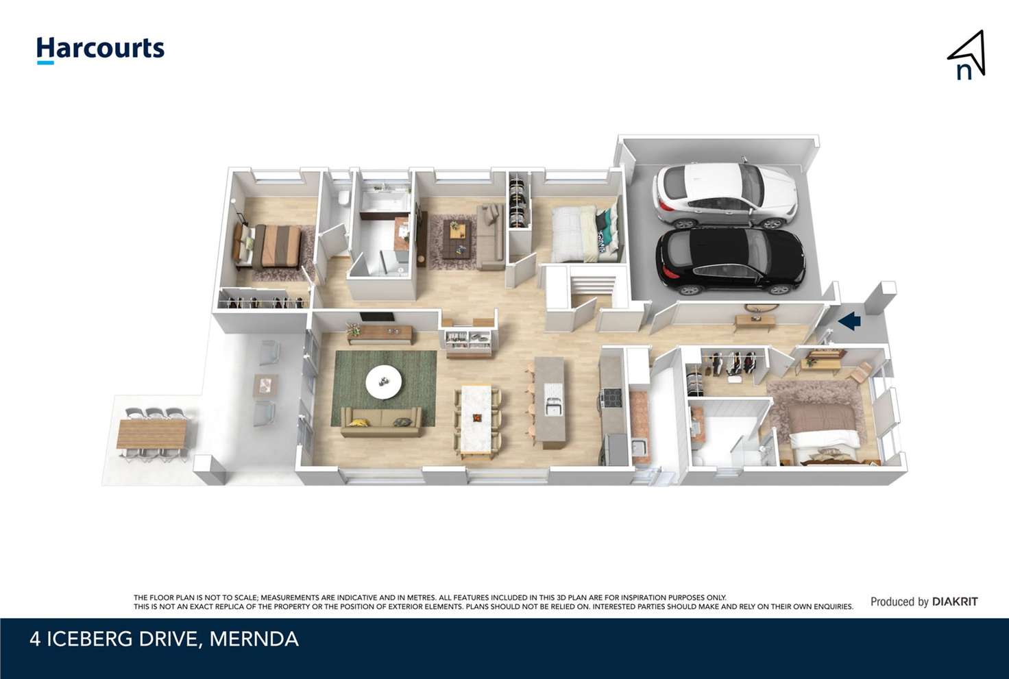 Floorplan of Homely house listing, 4 Iceberg Drive, Mernda VIC 3754
