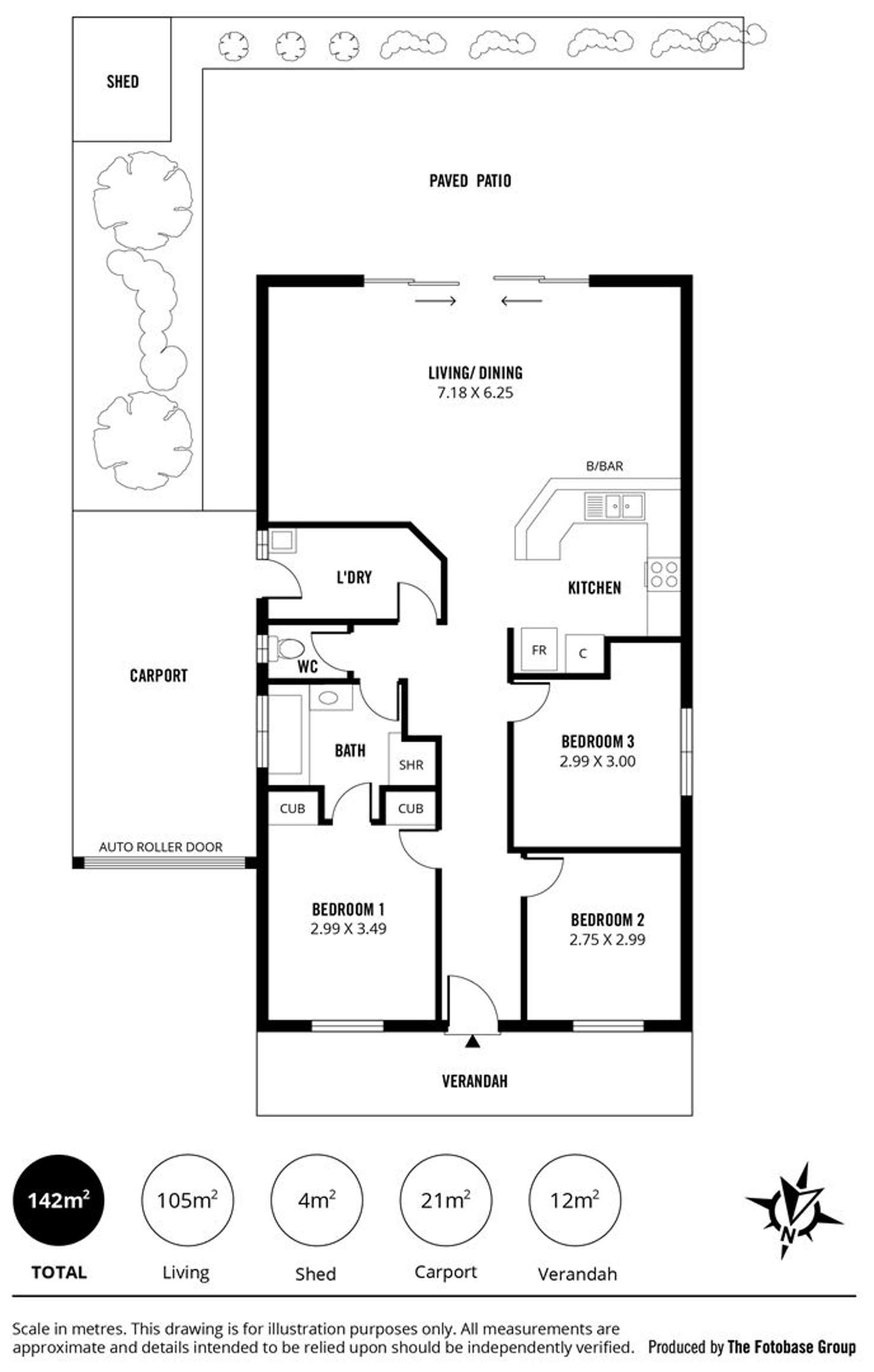 Floorplan of Homely house listing, 3 Cherry Lane, Mawson Lakes SA 5095