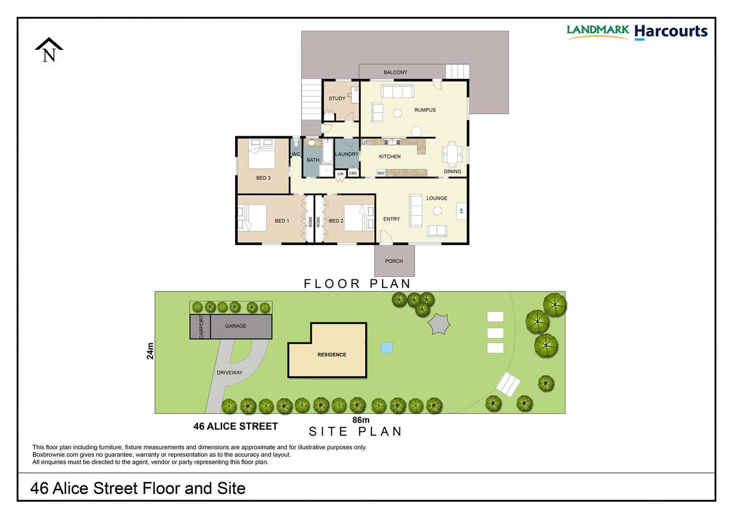 Floorplan of Homely house listing, 46 Alice Street, Barraba NSW 2347