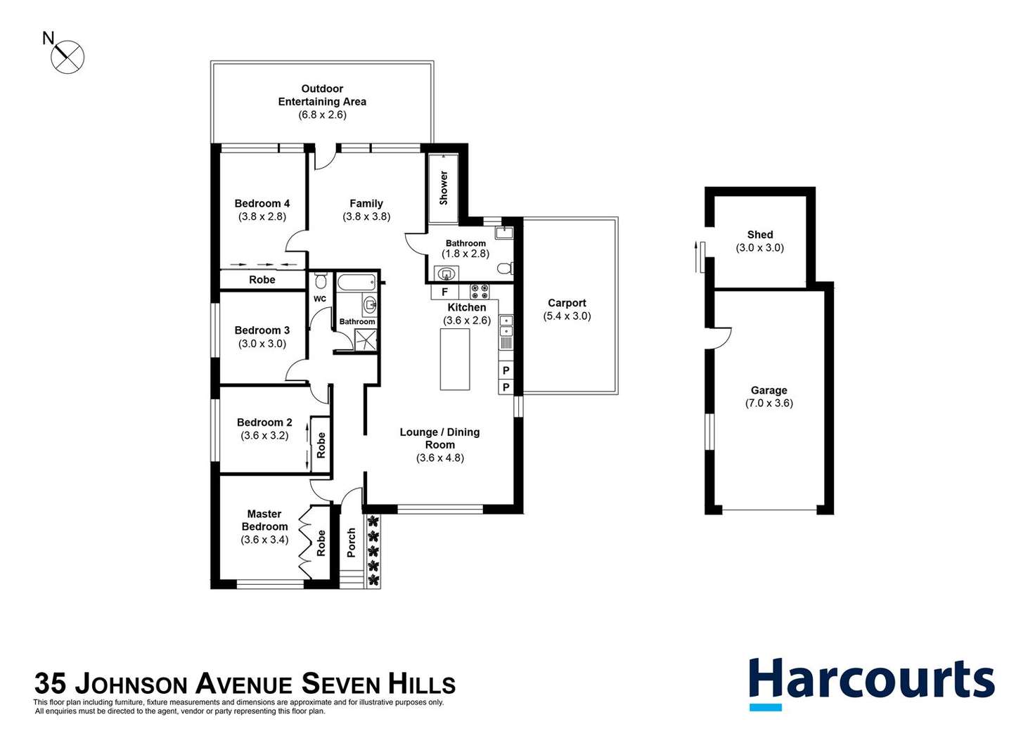 Floorplan of Homely house listing, 35 Johnson Avenue, Seven Hills NSW 2147