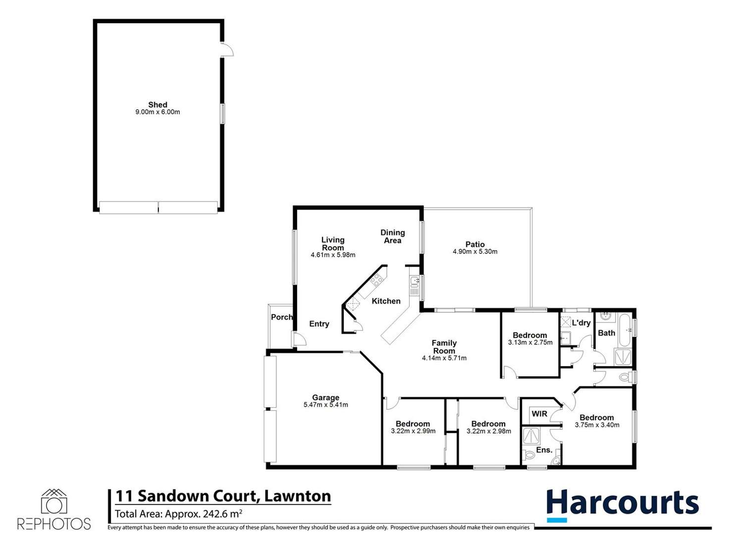Floorplan of Homely house listing, 11 Sandown Court, Lawnton QLD 4501