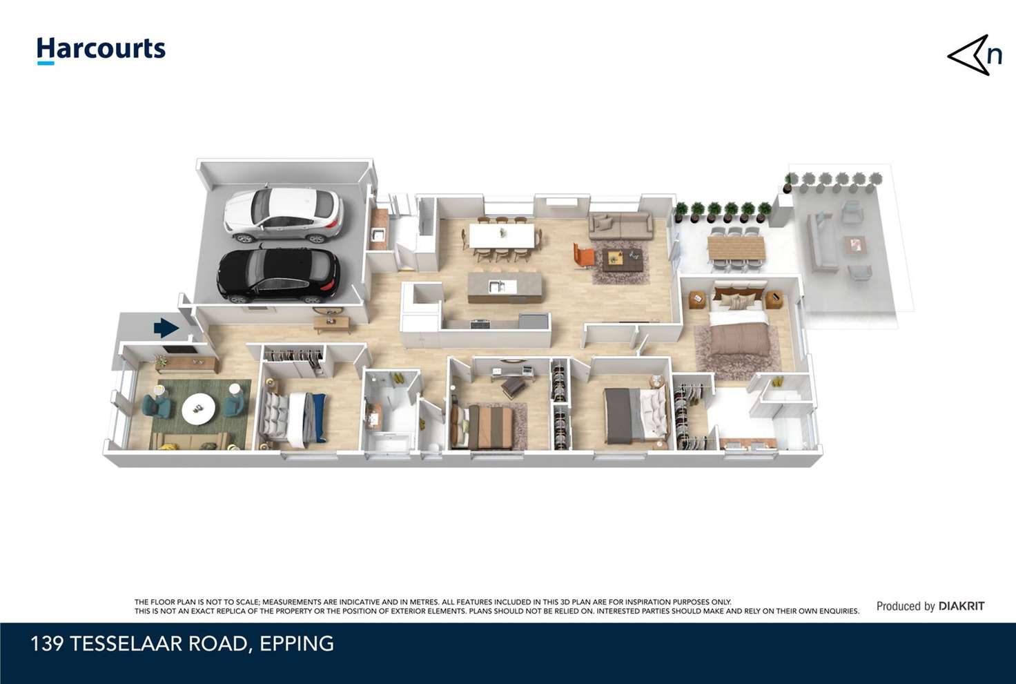 Floorplan of Homely house listing, 139 Tesselaar Road, Epping VIC 3076
