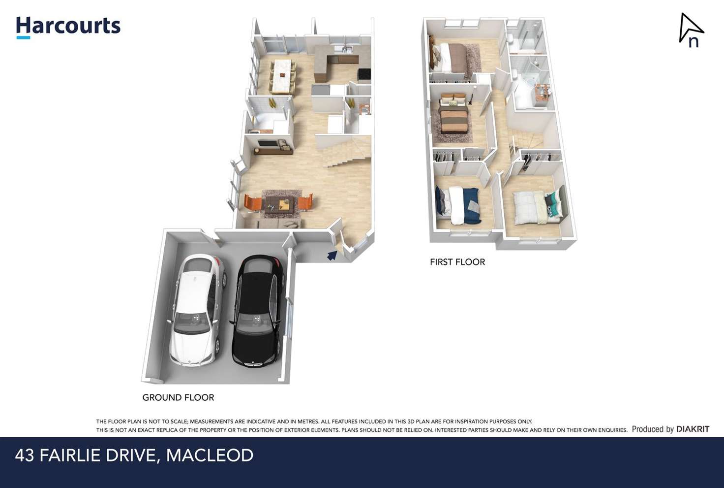 Floorplan of Homely house listing, 43 Fairlie Avenue, Macleod VIC 3085