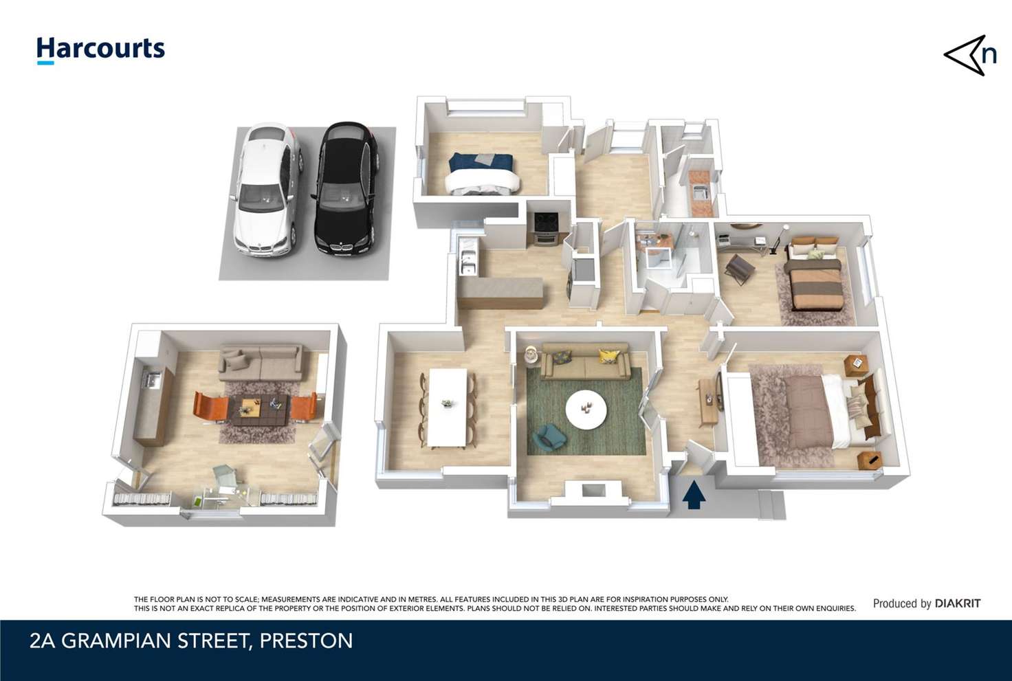 Floorplan of Homely house listing, 2a Grampian Street, Preston VIC 3072