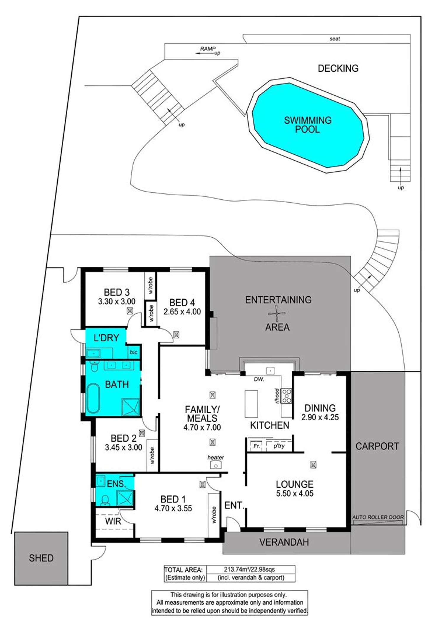 Floorplan of Homely house listing, 61 Horseshoe Drive, Woodcroft SA 5162