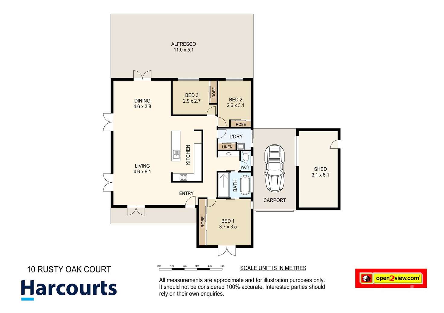 Floorplan of Homely house listing, 10 Rusty Oak Court, Jimboomba QLD 4280