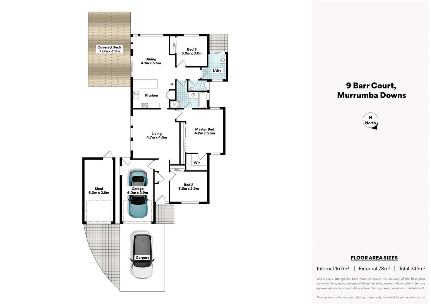 Floorplan of Homely house listing, 9 Barr Court, Murrumba Downs QLD 4503