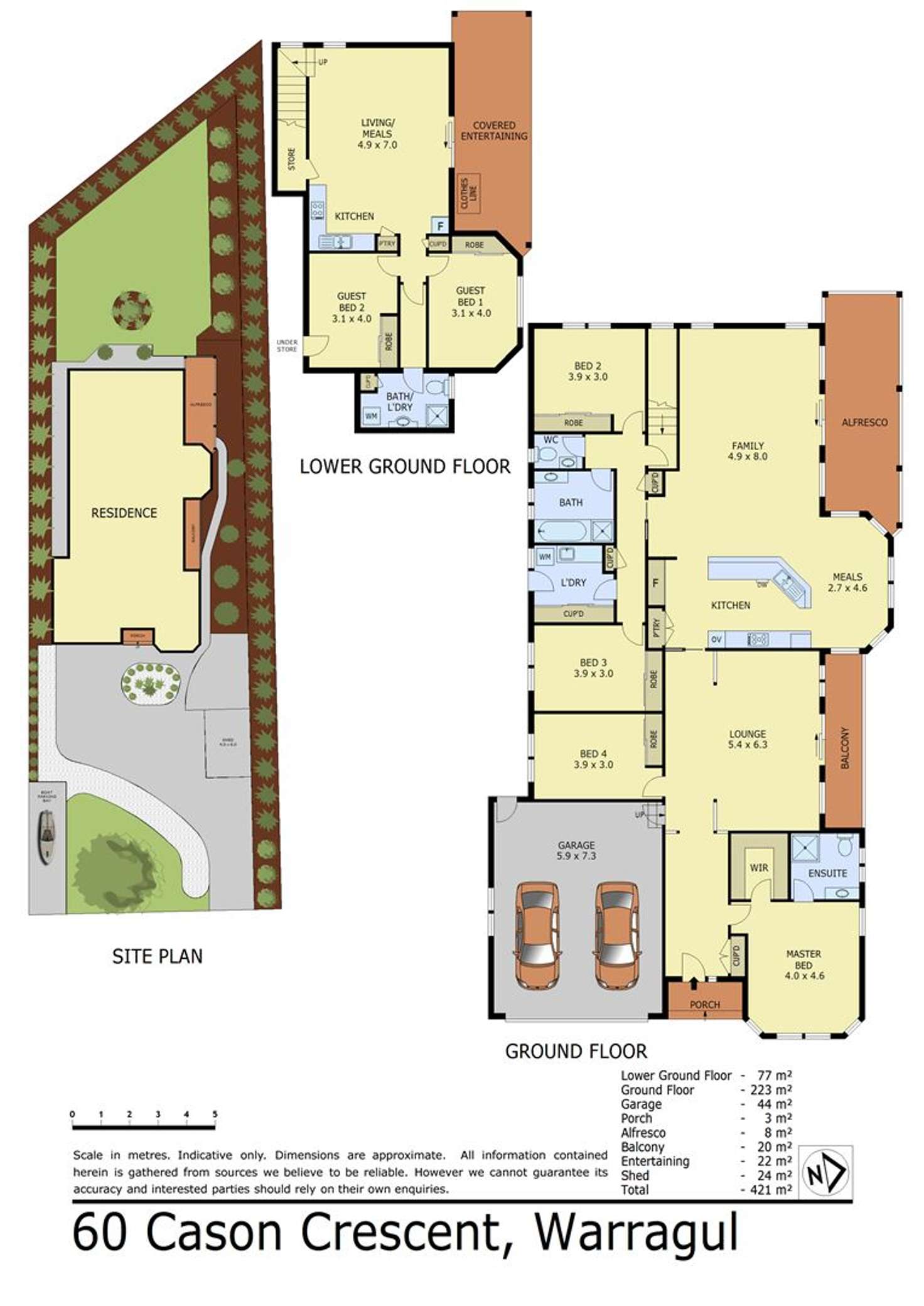 Floorplan of Homely house listing, 60 Cason Crescent, Warragul VIC 3820