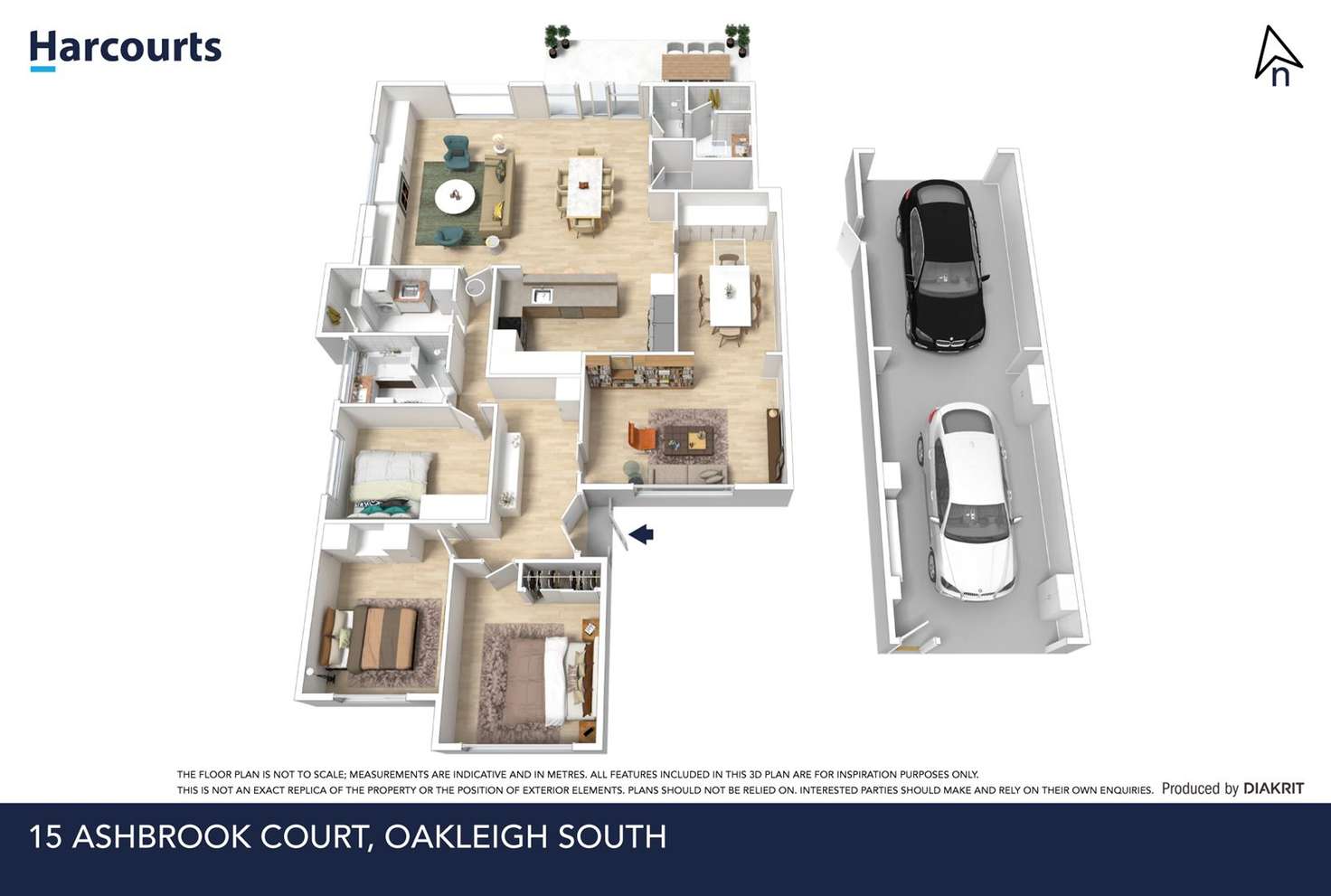Floorplan of Homely house listing, 15 Ashbrook Court, Oakleigh South VIC 3167