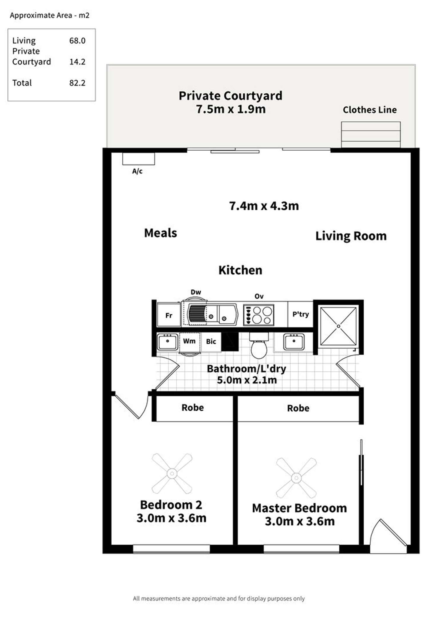 Floorplan of Homely unit listing, 26/30 Prow Drive, Seaford Meadows SA 5169