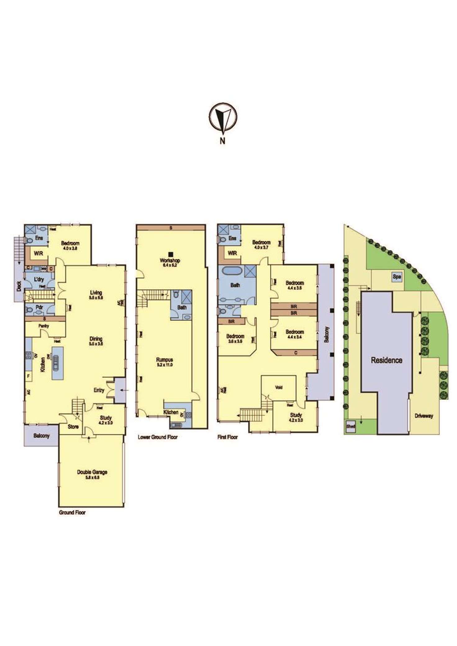 Floorplan of Homely house listing, 22 Kanooka Avenue, South Morang VIC 3752
