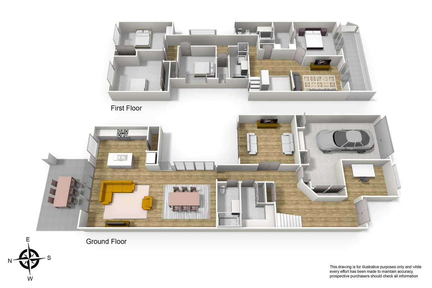Floorplan of Homely townhouse listing, 35B Neville Street, Bentleigh East VIC 3165