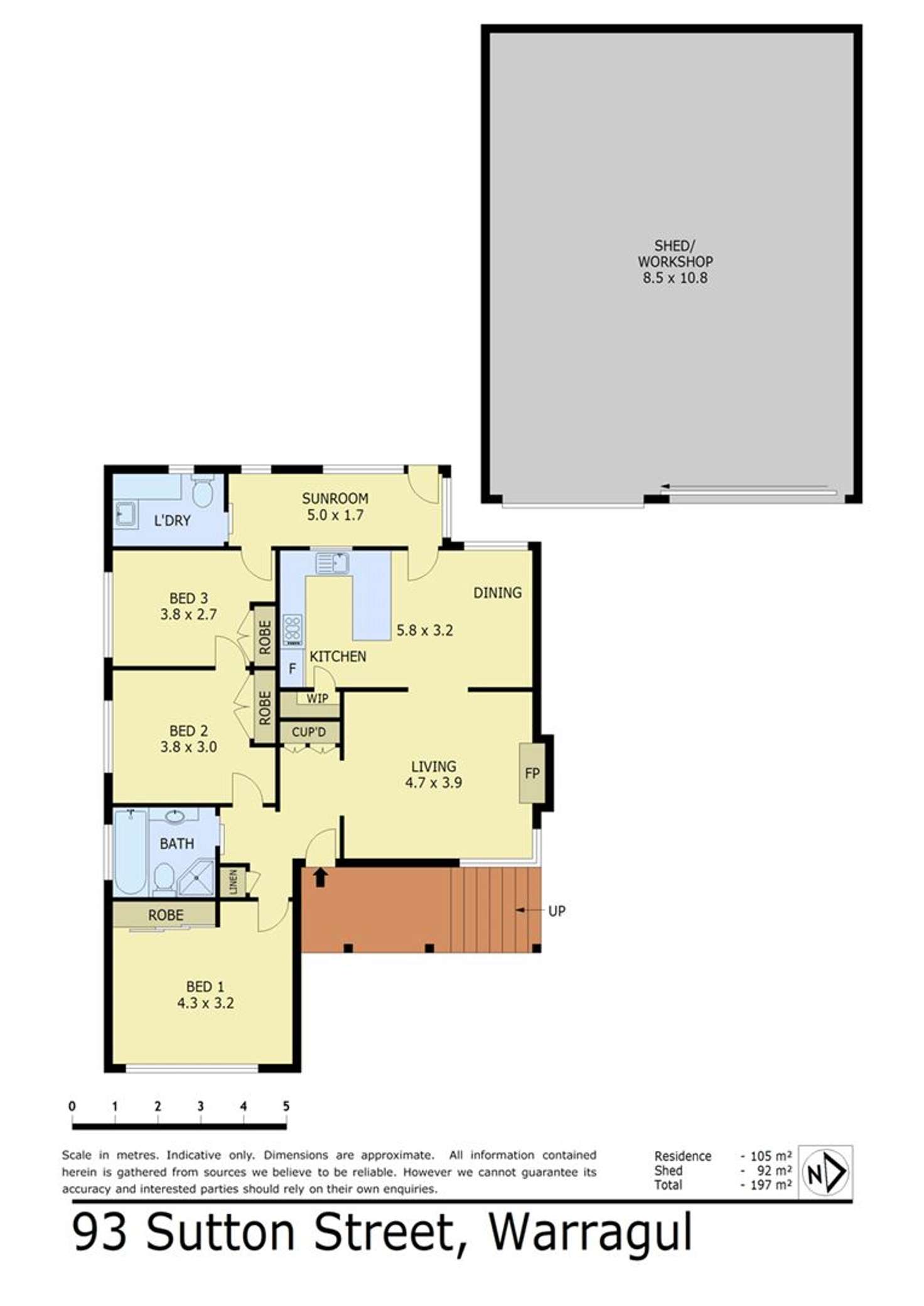 Floorplan of Homely house listing, 93 Sutton Street, Warragul VIC 3820