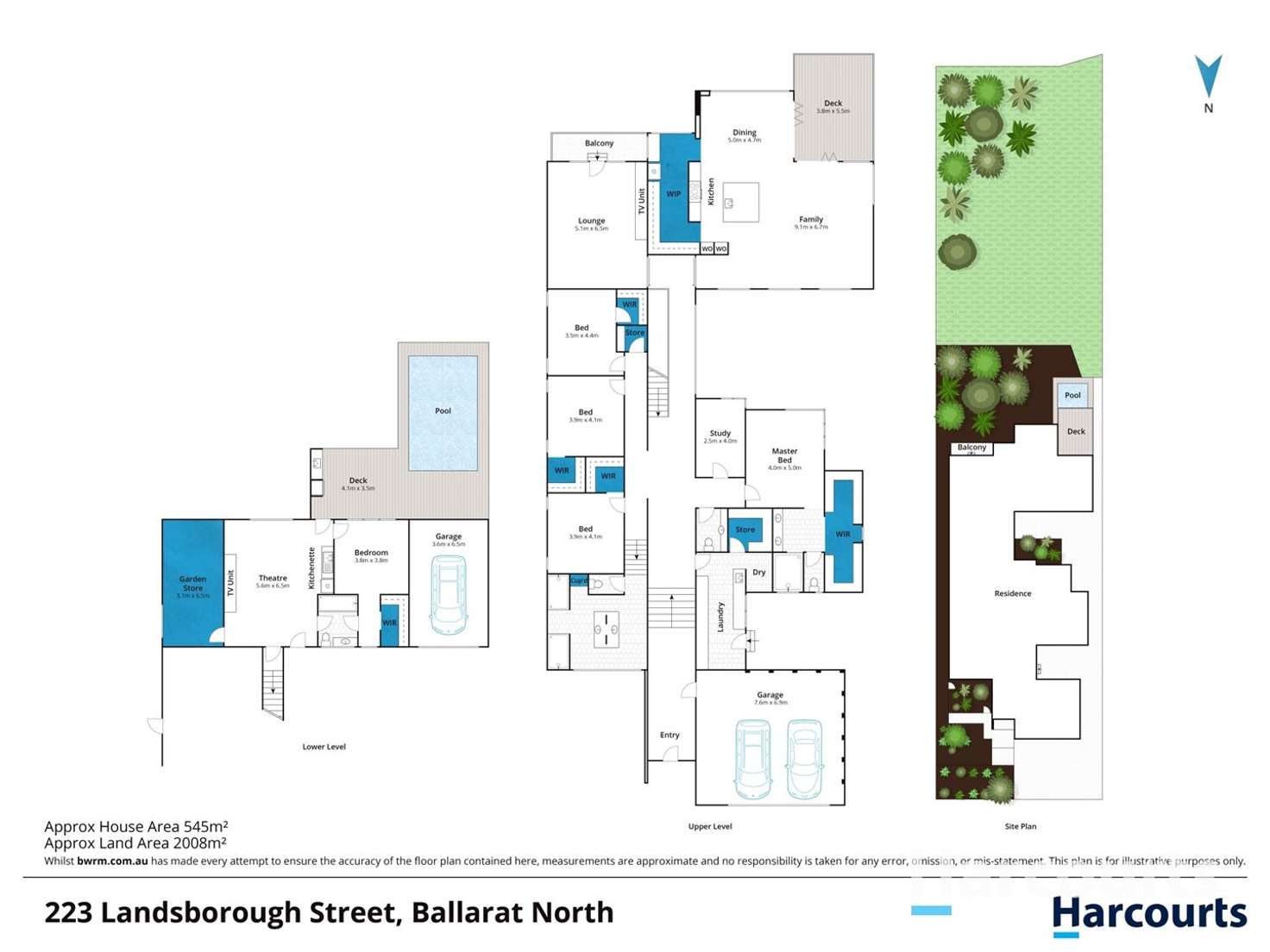 Floorplan of Homely house listing, 223 Landsborough Street, Ballarat North VIC 3350