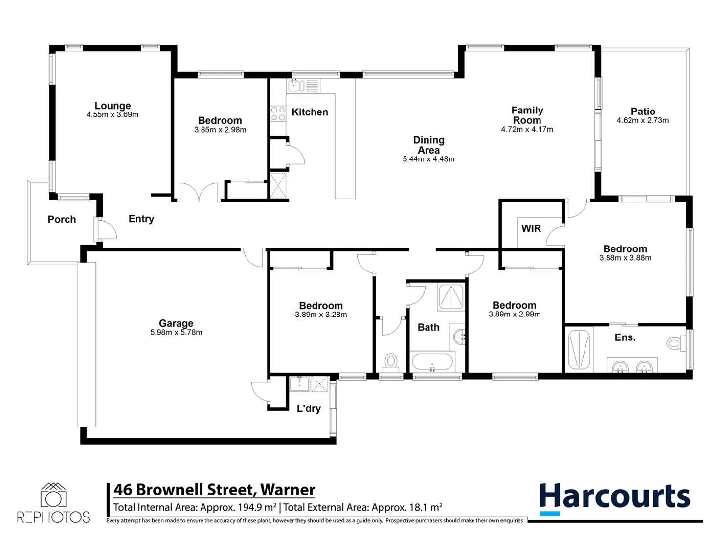 Floorplan of Homely house listing, 46 Brownell St, Warner QLD 4500