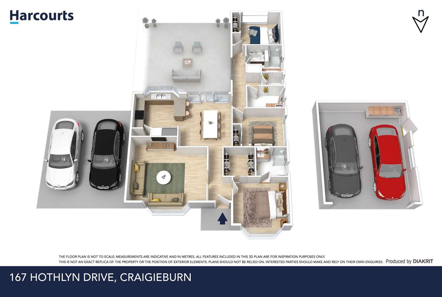 Floorplan of Homely house listing, 167 Hothlyn Drive, Craigieburn VIC 3064