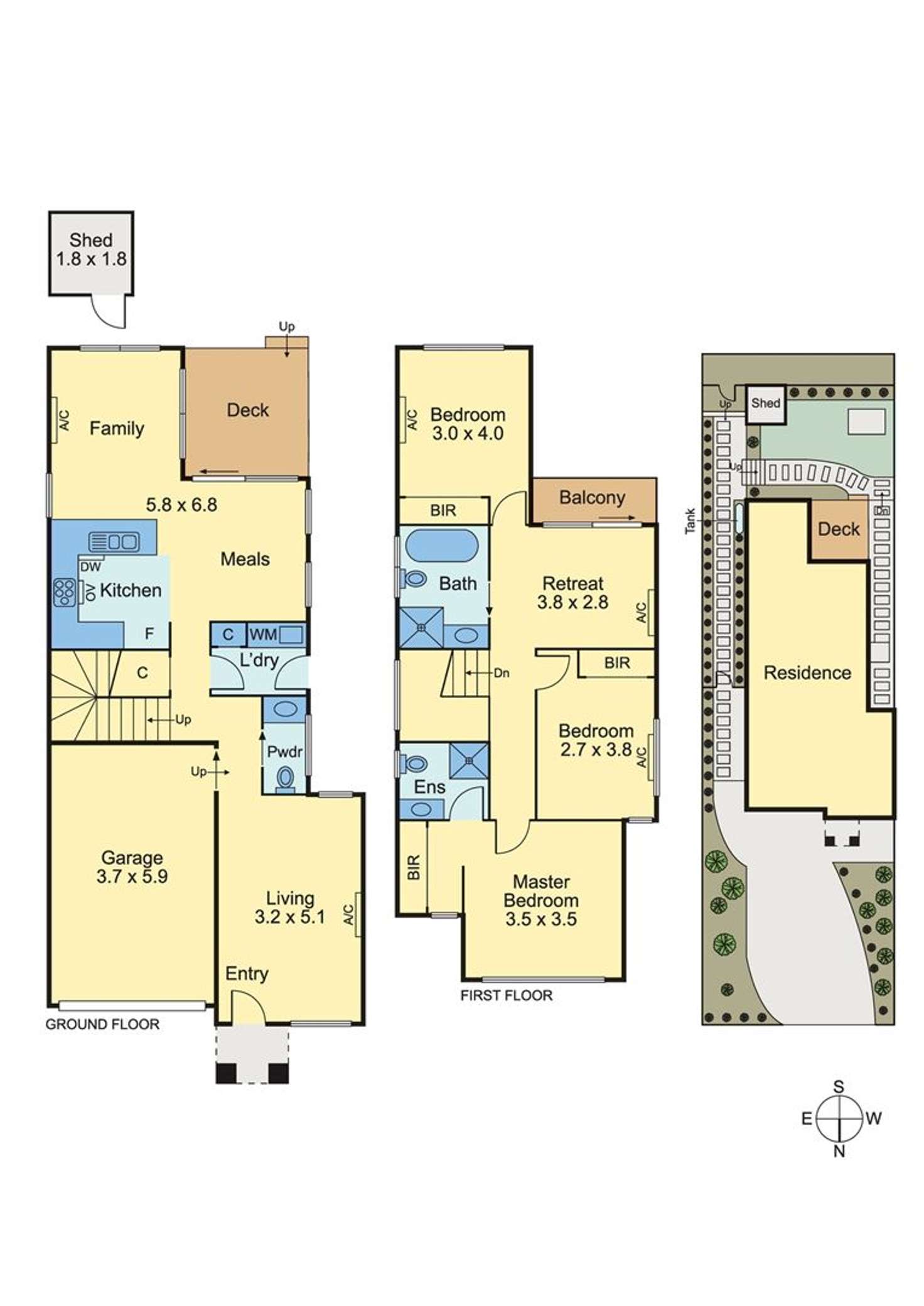 Floorplan of Homely townhouse listing, 10B Dobson Road, Montmorency VIC 3094