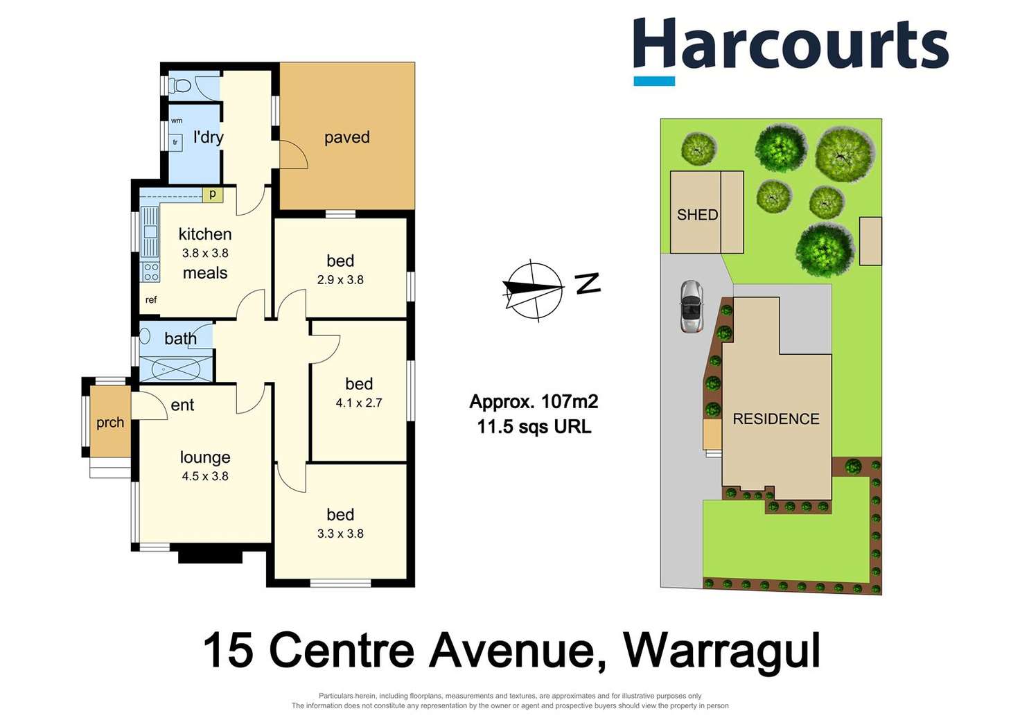 Floorplan of Homely house listing, 15 Centre Avenue, Warragul VIC 3820